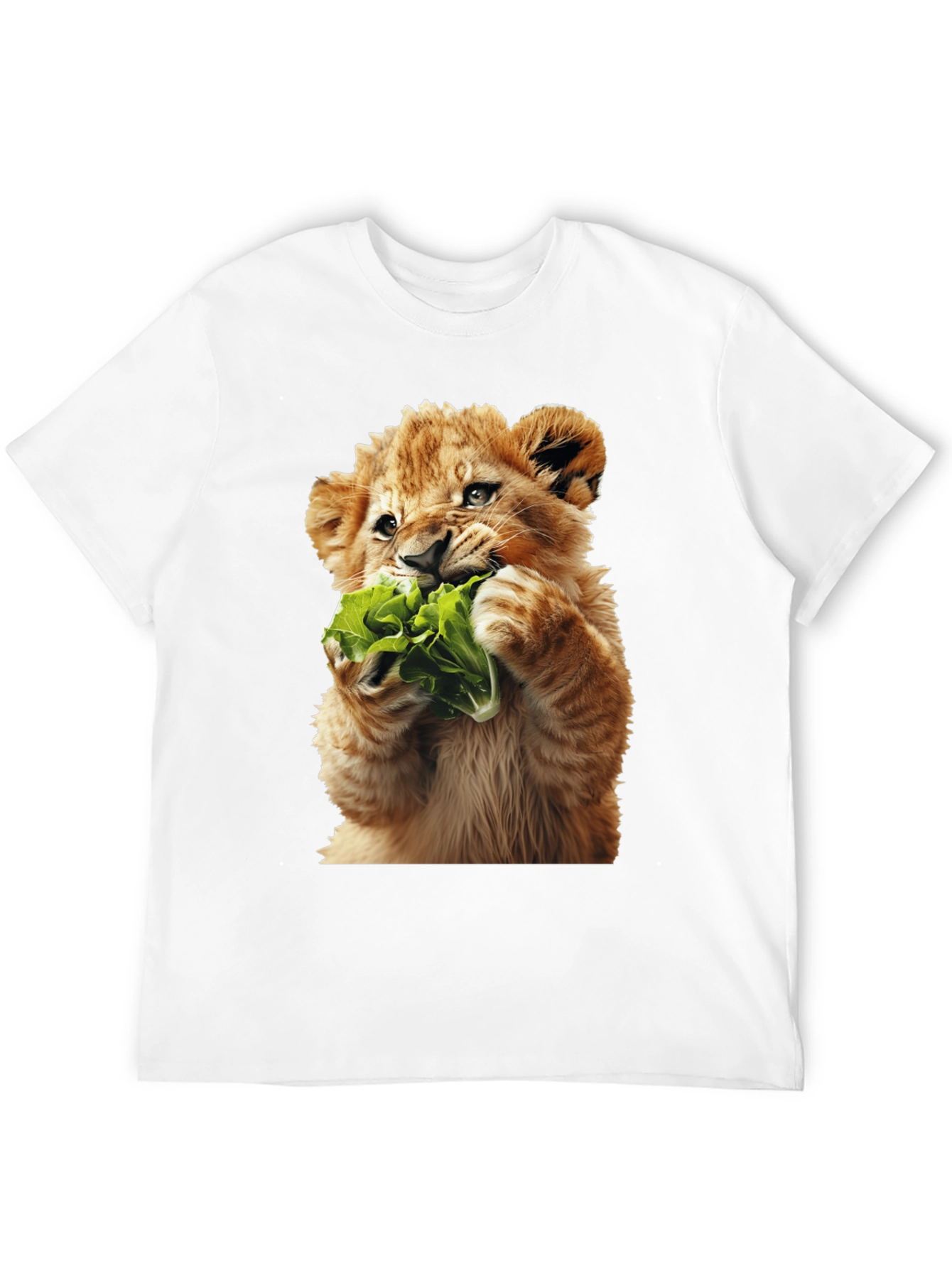 Black Lion Cub Lettuce Graphic Tee view 12