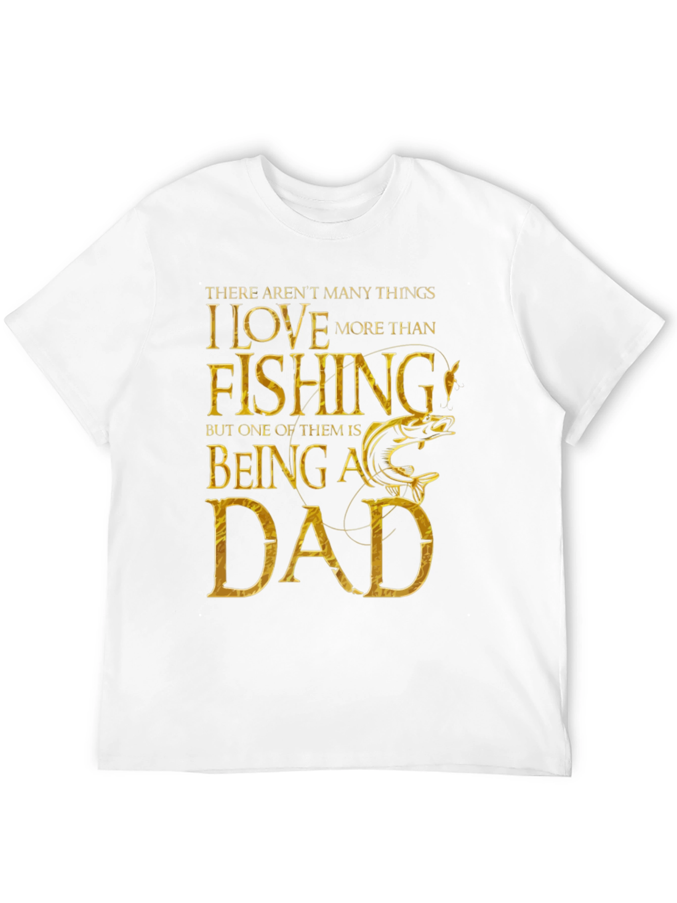 Black Fishing Dad Graphic T-Shirt - Perfect for Father's Day view 12