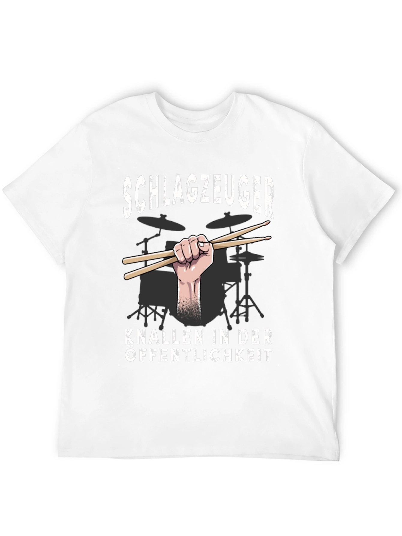 Black Drummer Shirt - Schlagzeuger Knallen In Der Offentlichkeit Tee view 12
