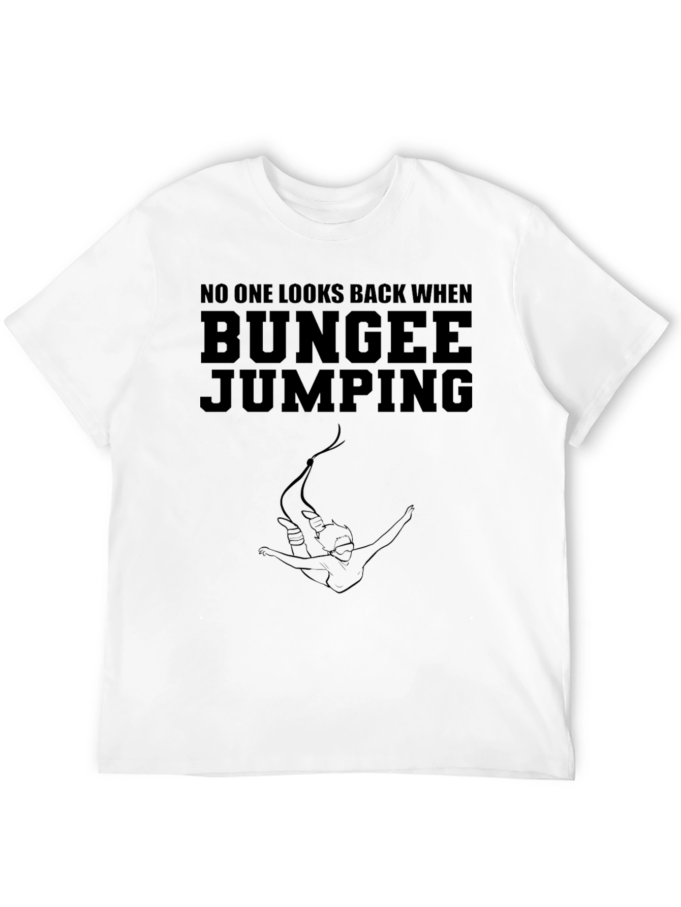 Bungee Jumping Graphic Tee - Adventurous Style - 12