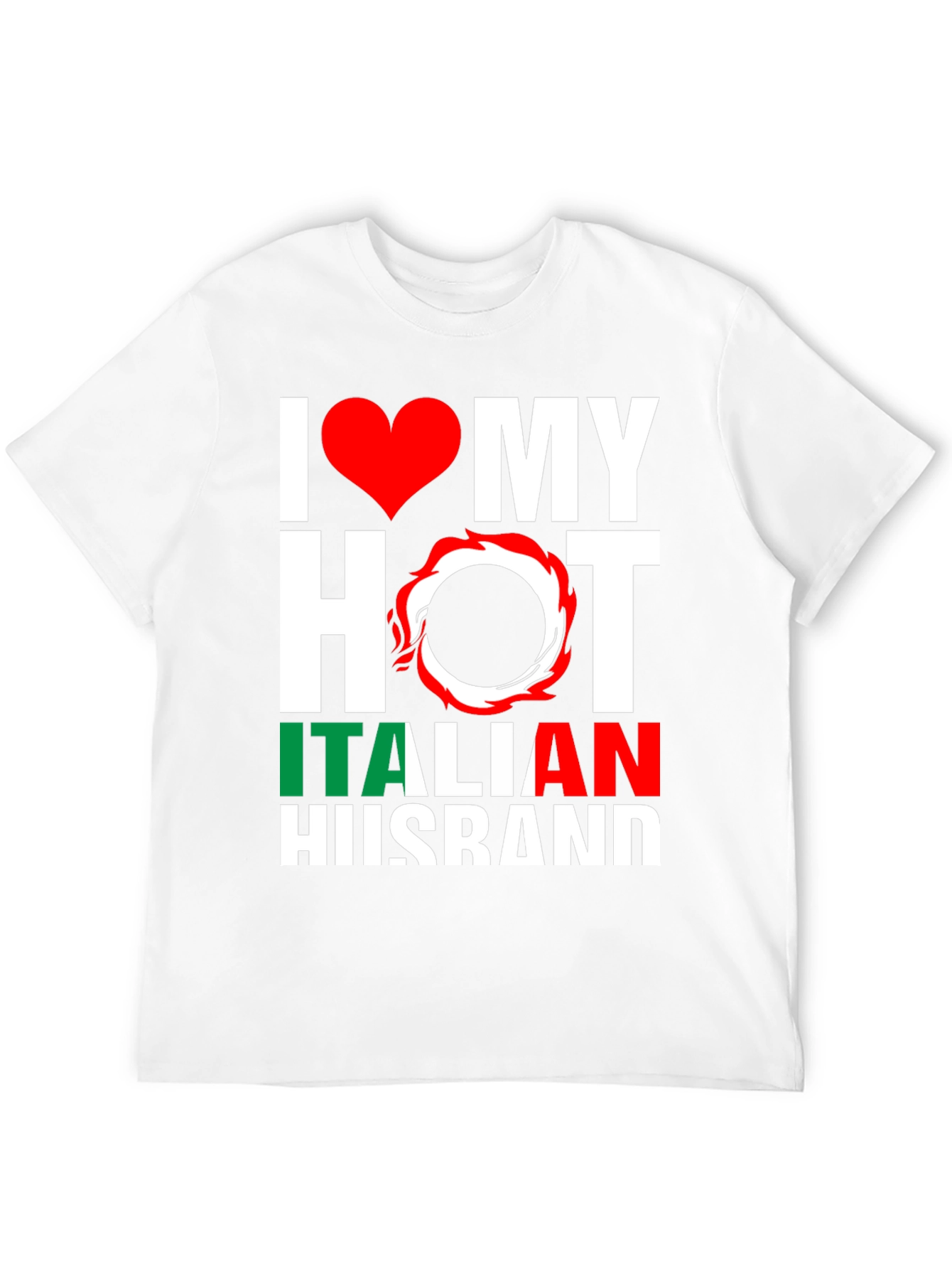 Black I Love My Hot Italian Husband T-Shirt view 12