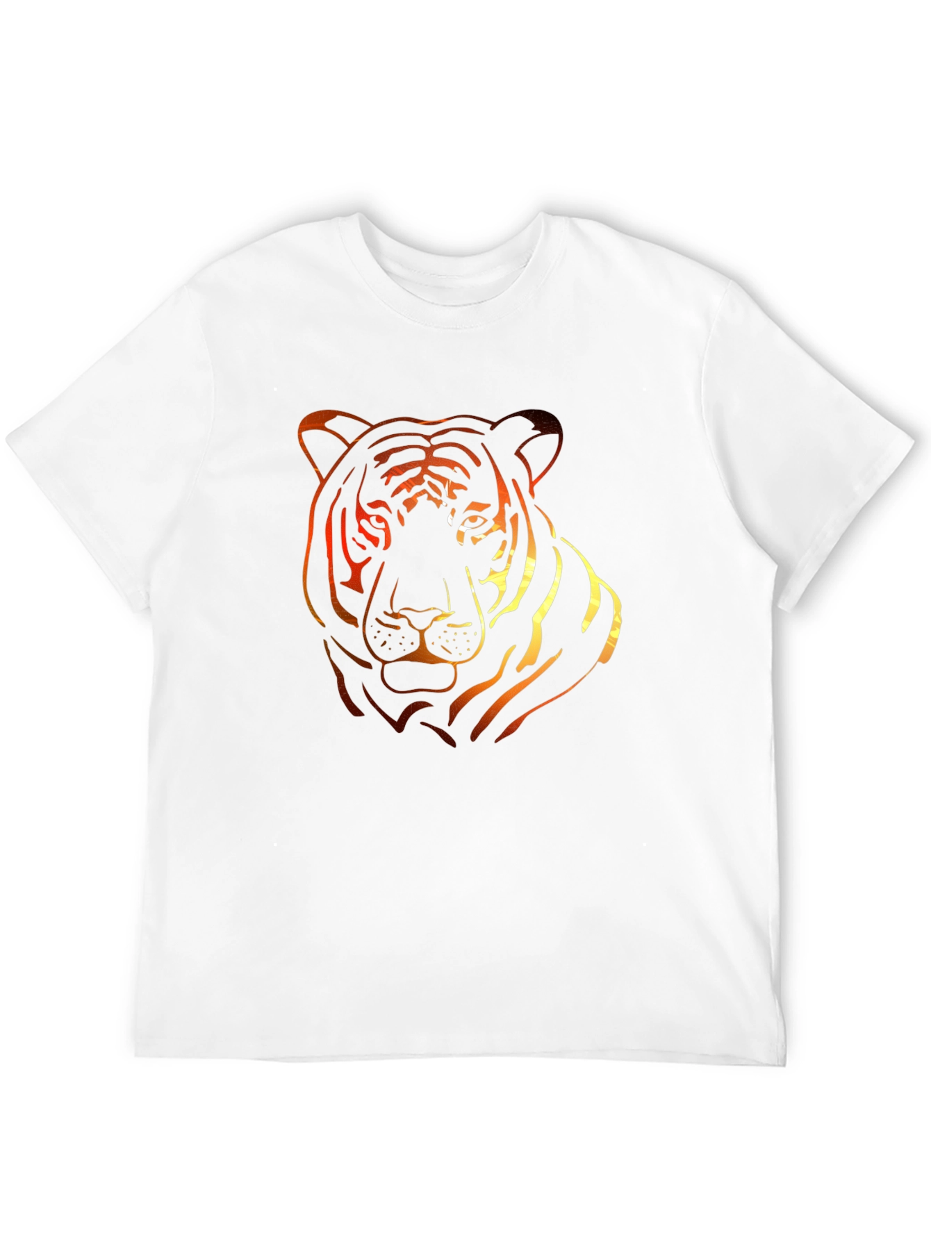 Black Fiery Tiger Graphic Tee - Bold Style view 12