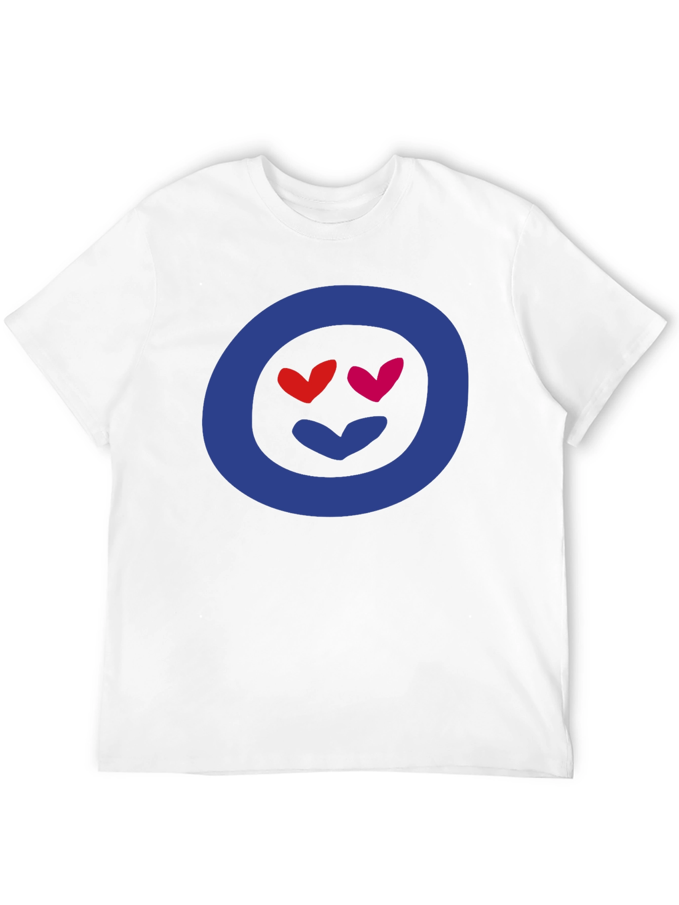 Black Heart Eyes Emoji Graphic Tee - Black Cotton Blend view 12