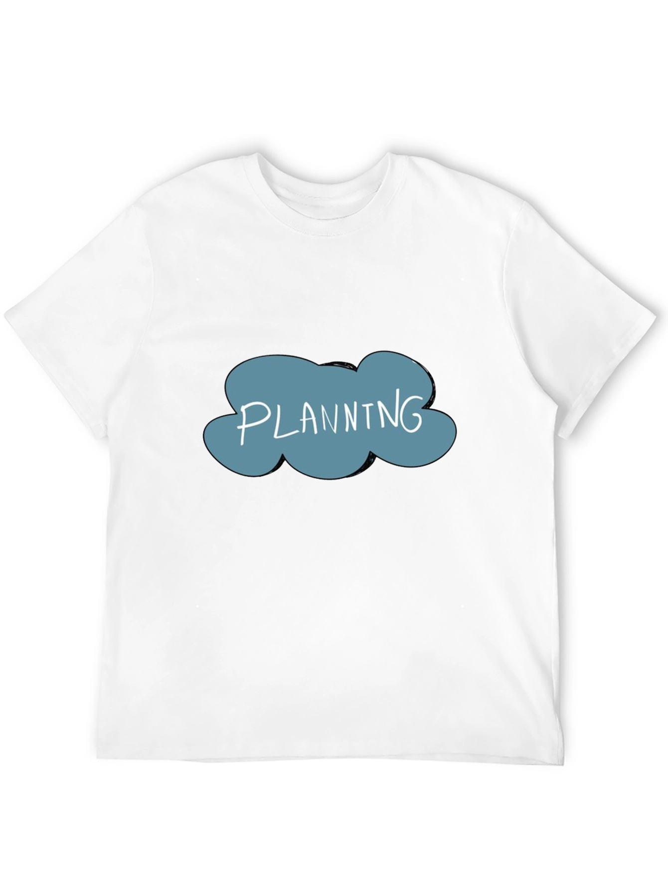 Black Planning Graphic T-Shirt view 12