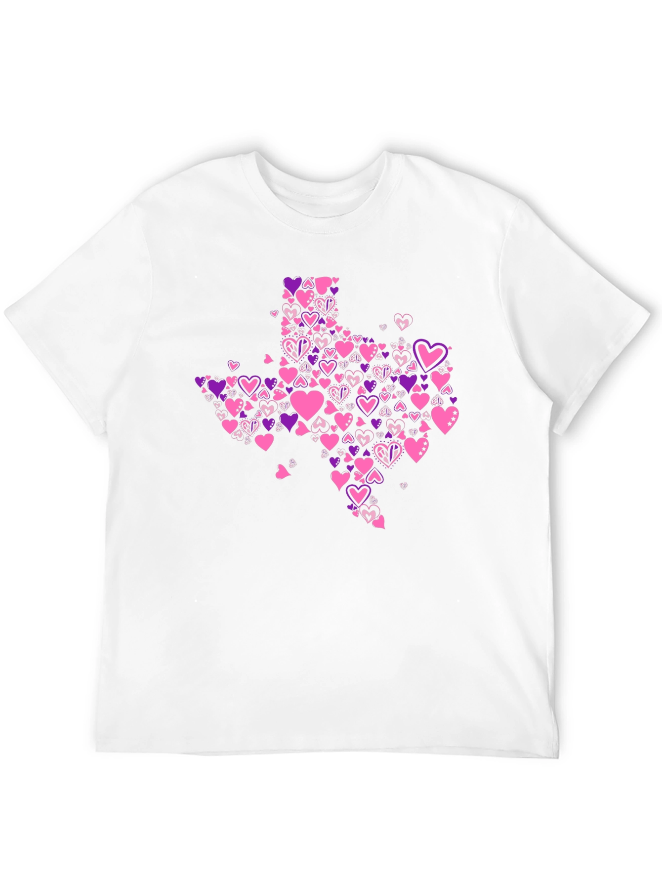 Texas Love Heart Valentine's T-Shirt - 12