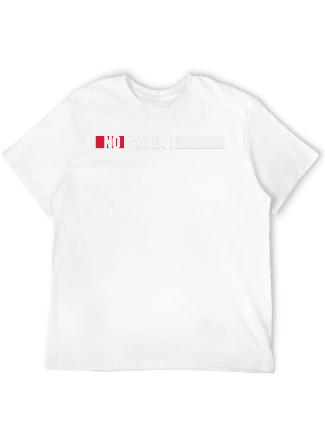 Black No Days Off Graphic Tee - Black Cotton Blend view 12