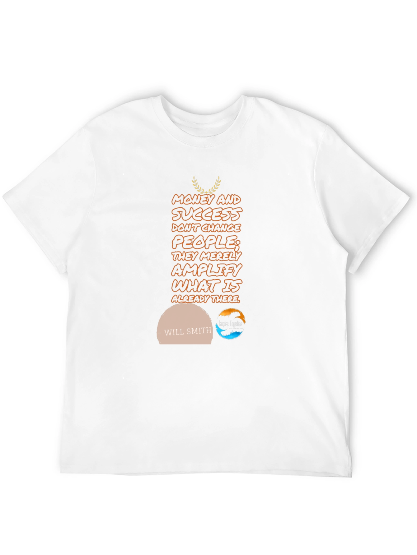 Black Inspirational Will Smith Quote T-Shirt view 12