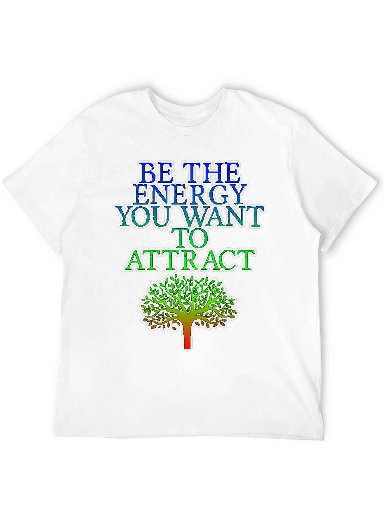 Black Energy Tree Graphic Tee - Black Casual T-Shirt view 12