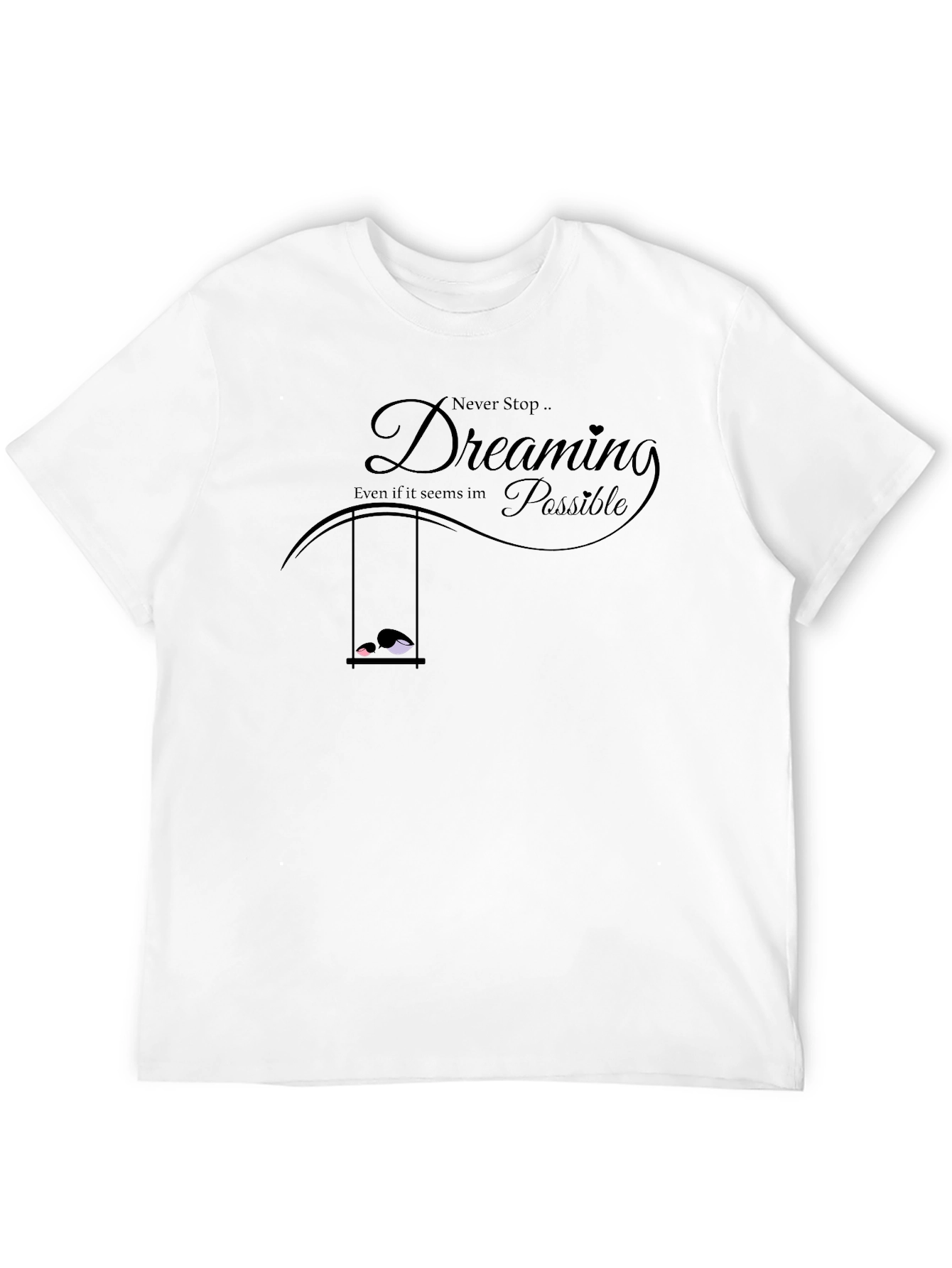 Black Dreamer Graphic Black T-Shirt view 12