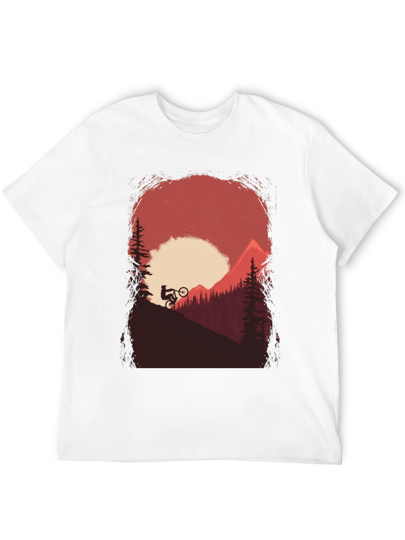 Black Mountain Biker Graphic Tee - Adventure Awaits view 12