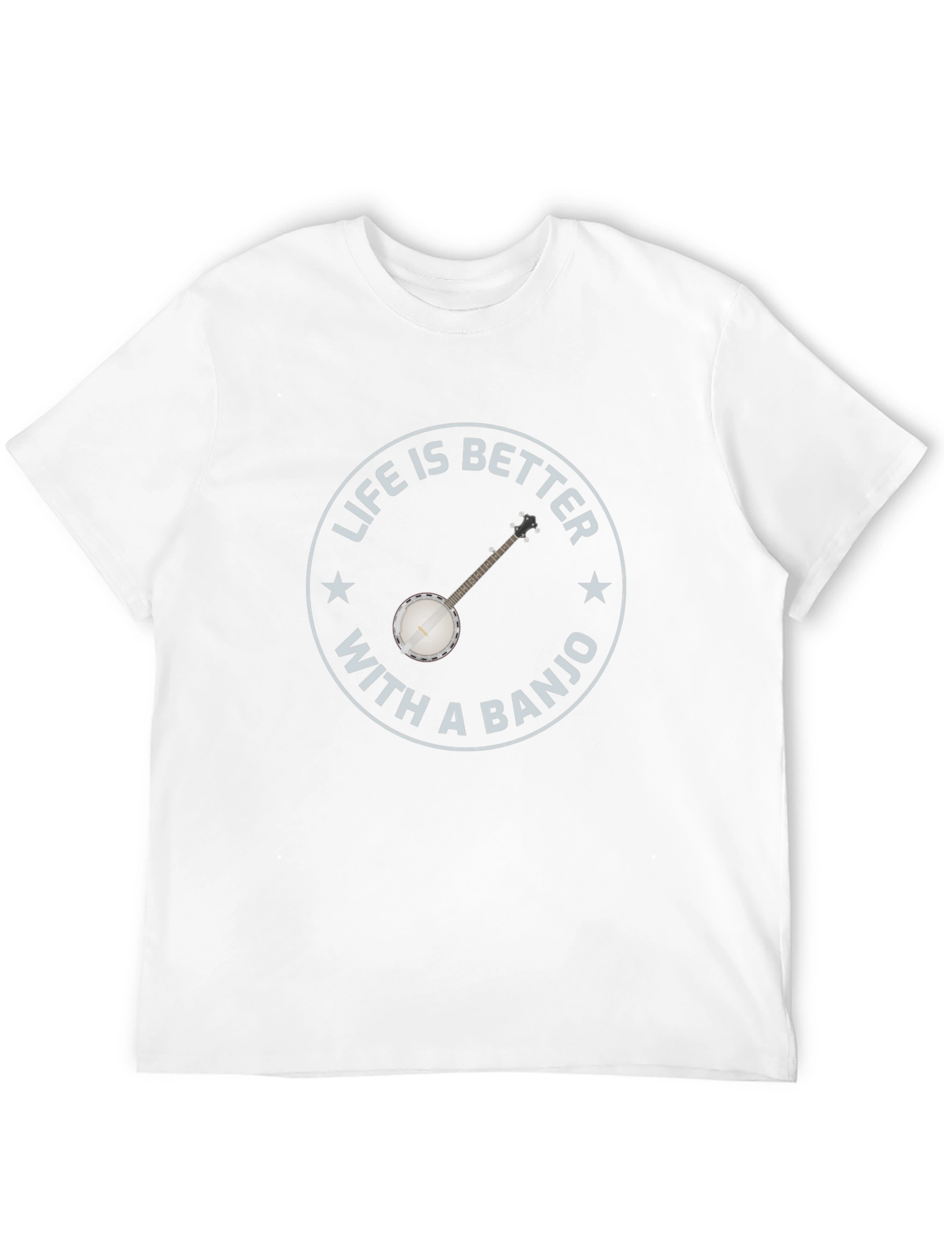 Life is Better with a Banjo - Black T-shirt - 12