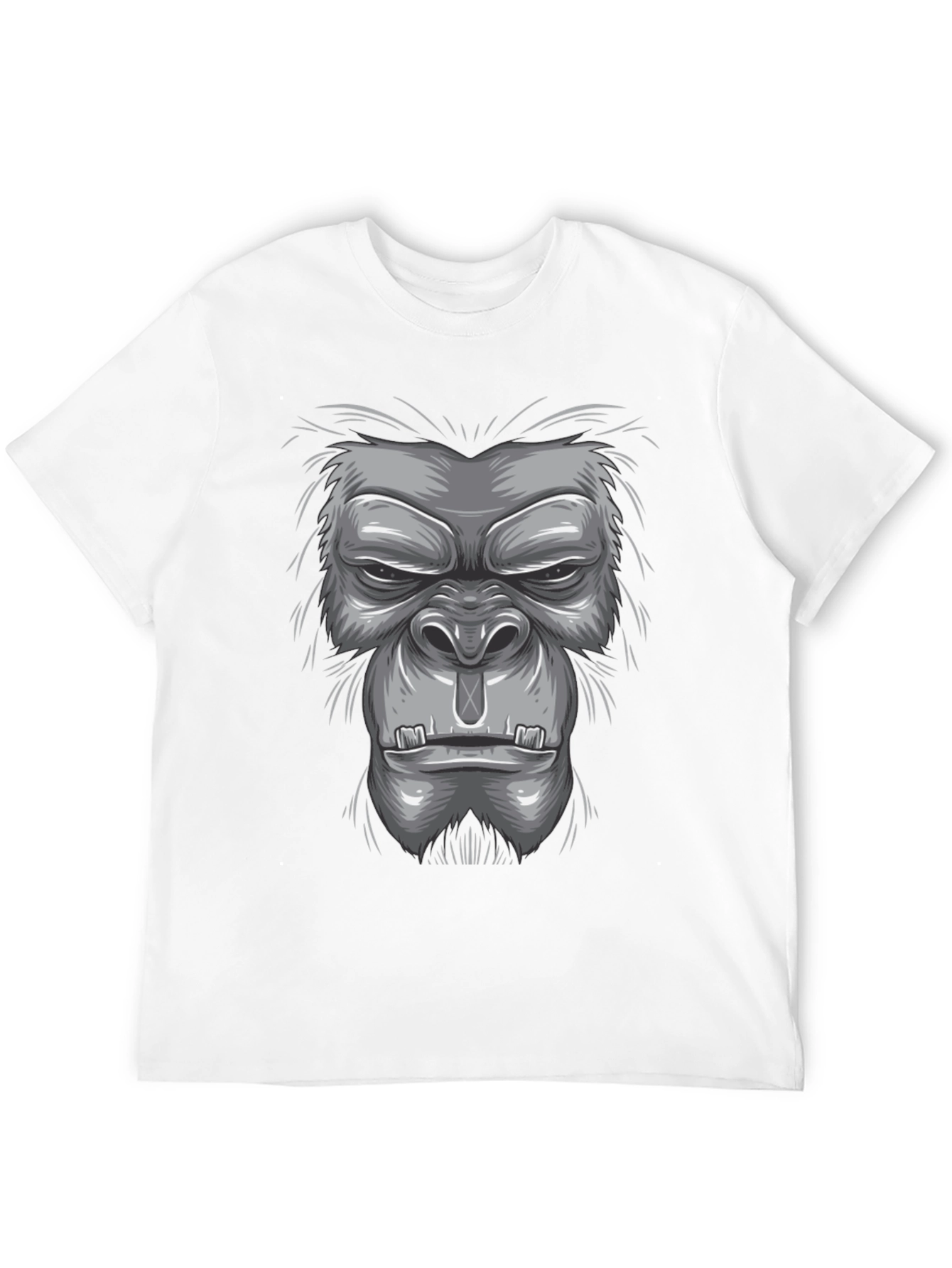 Black Gorilla Graphic Tee - Bold Animal Design view 12