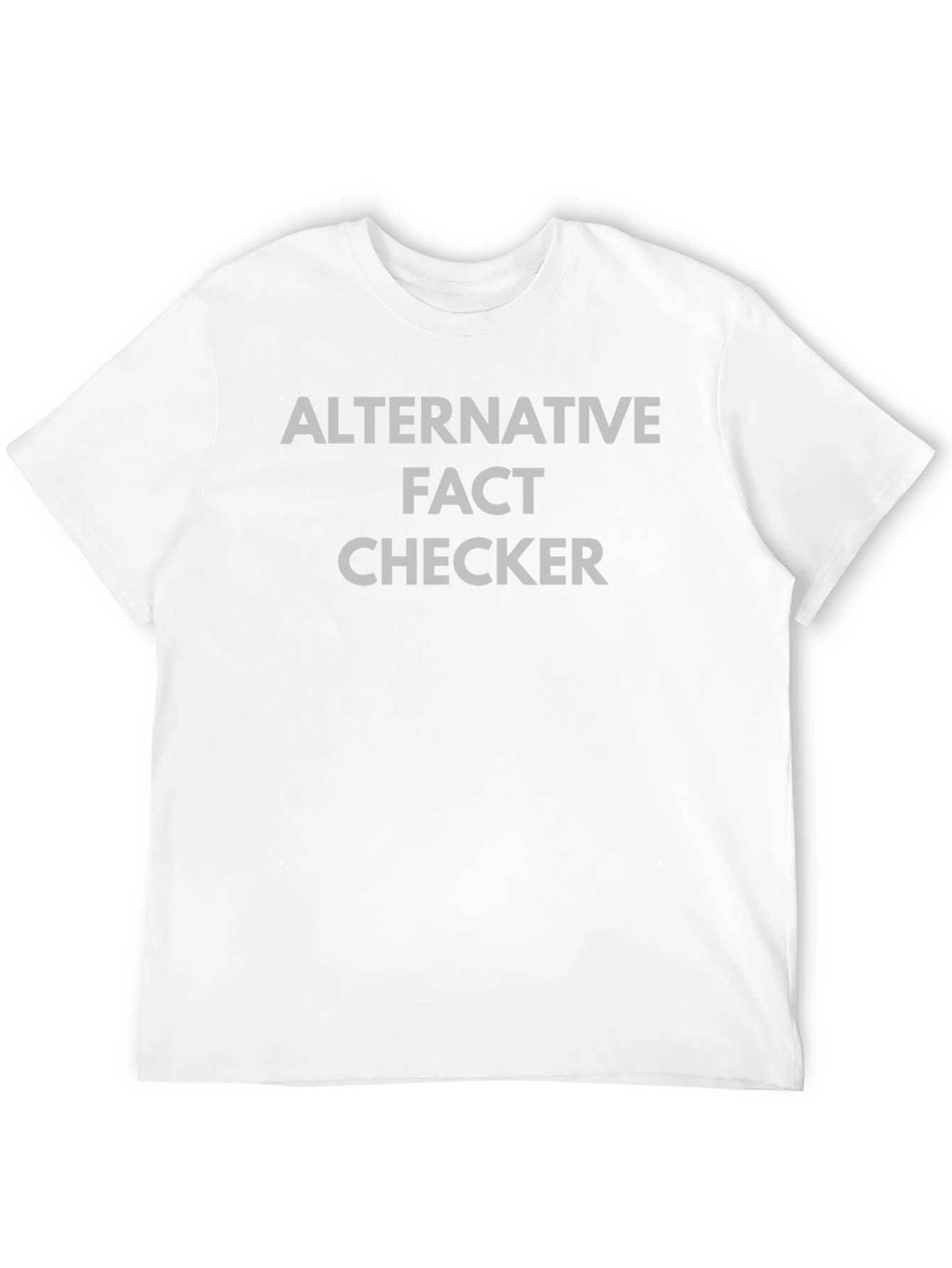 Black Alternative Fact Checker Graphic Tee view 12