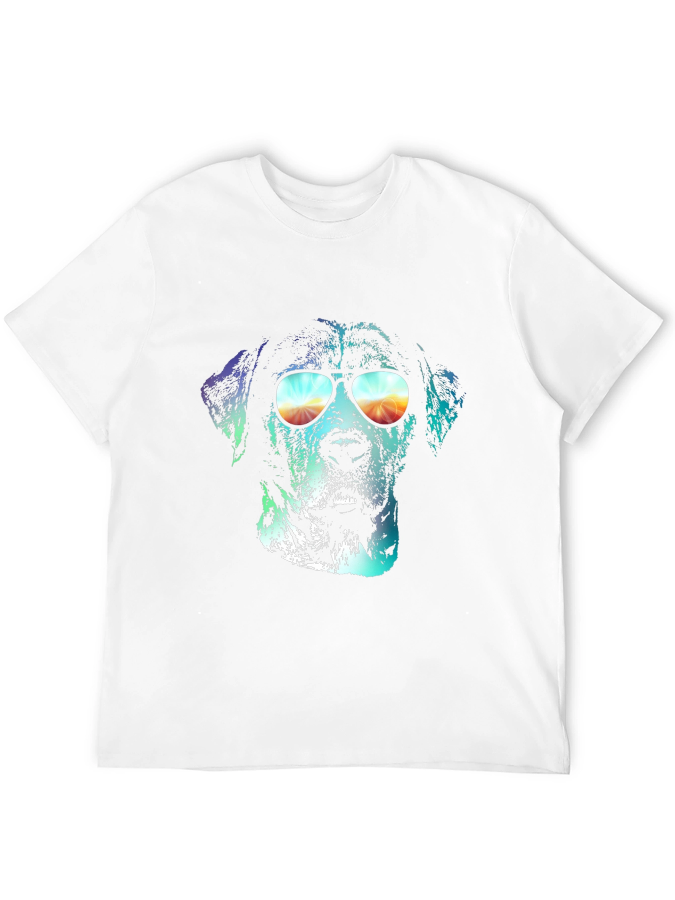 Black Cool Dog Graphic Tee - Black Cotton view 12