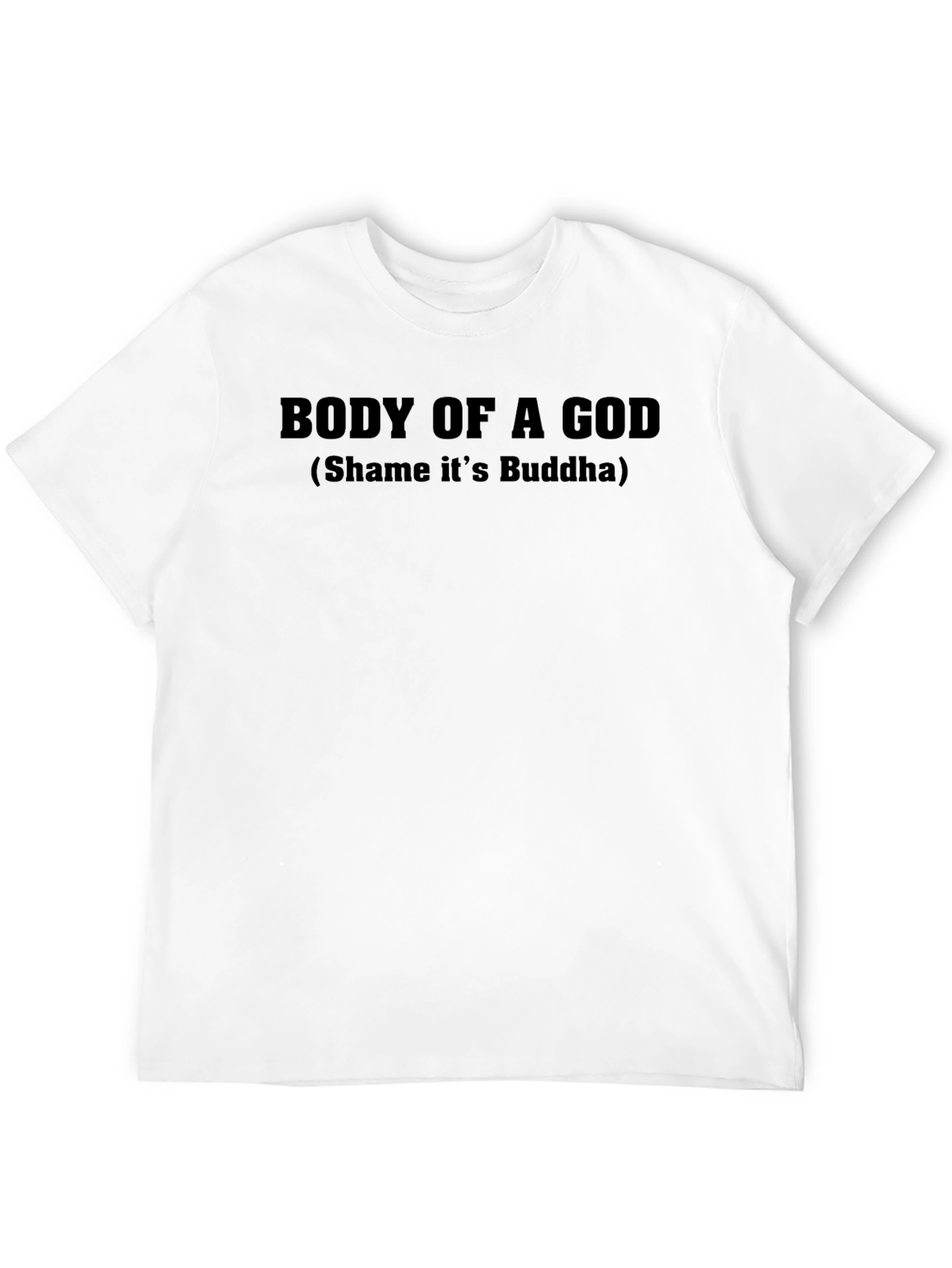 Black Body of a God Funny Graphic Tee view 12