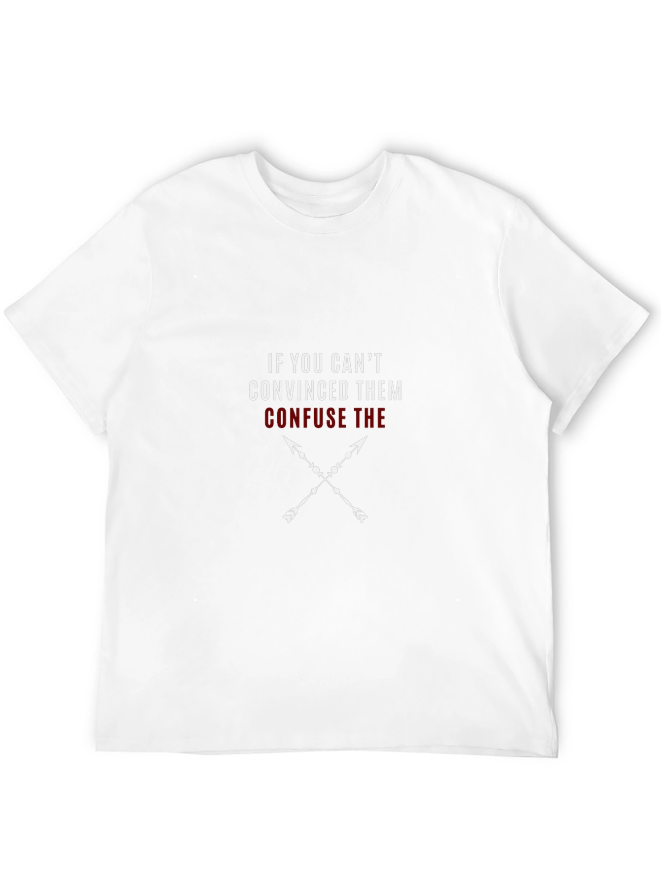 Black Confuse Them Graphic T-Shirt view 12