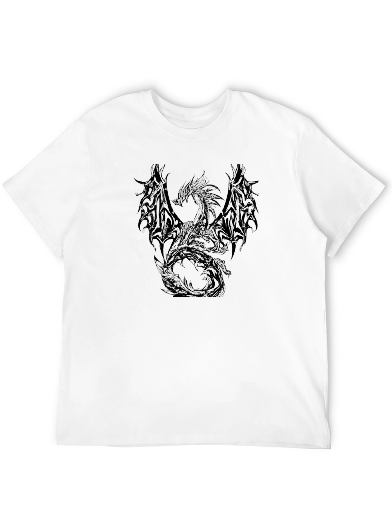 Black Dragon Graphic Black T-Shirt view 12