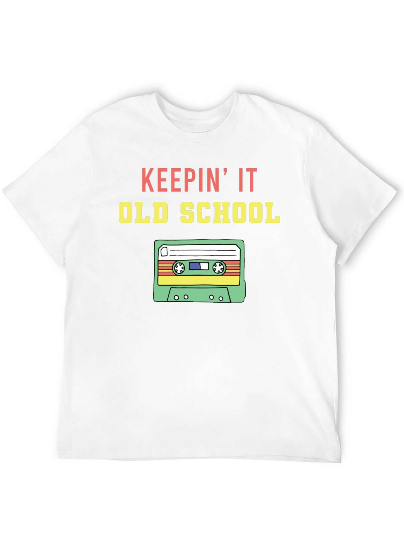 Black Keepin' it Old School Graphic T-Shirt view 12