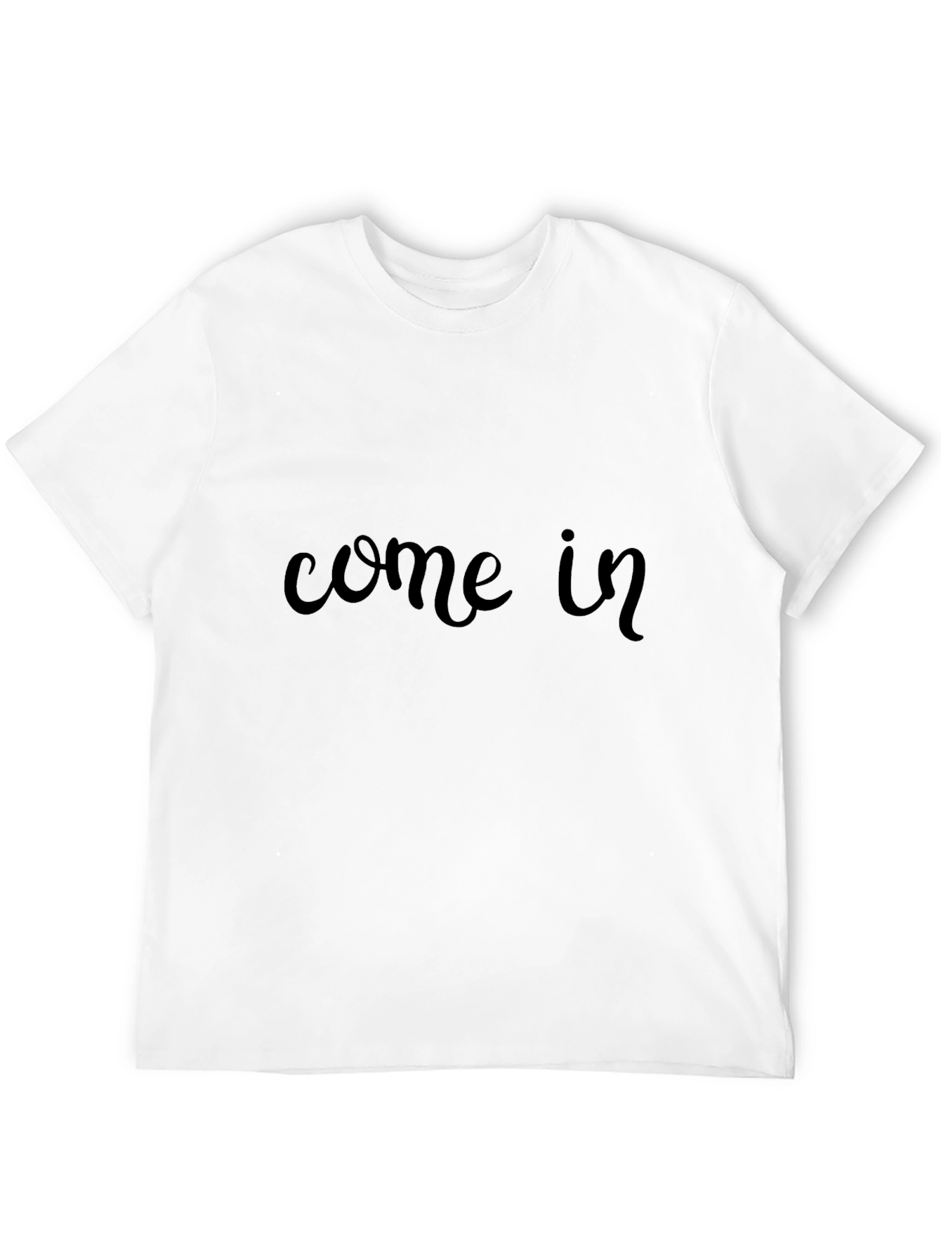 Black Come In Black Cotton Tee view 12