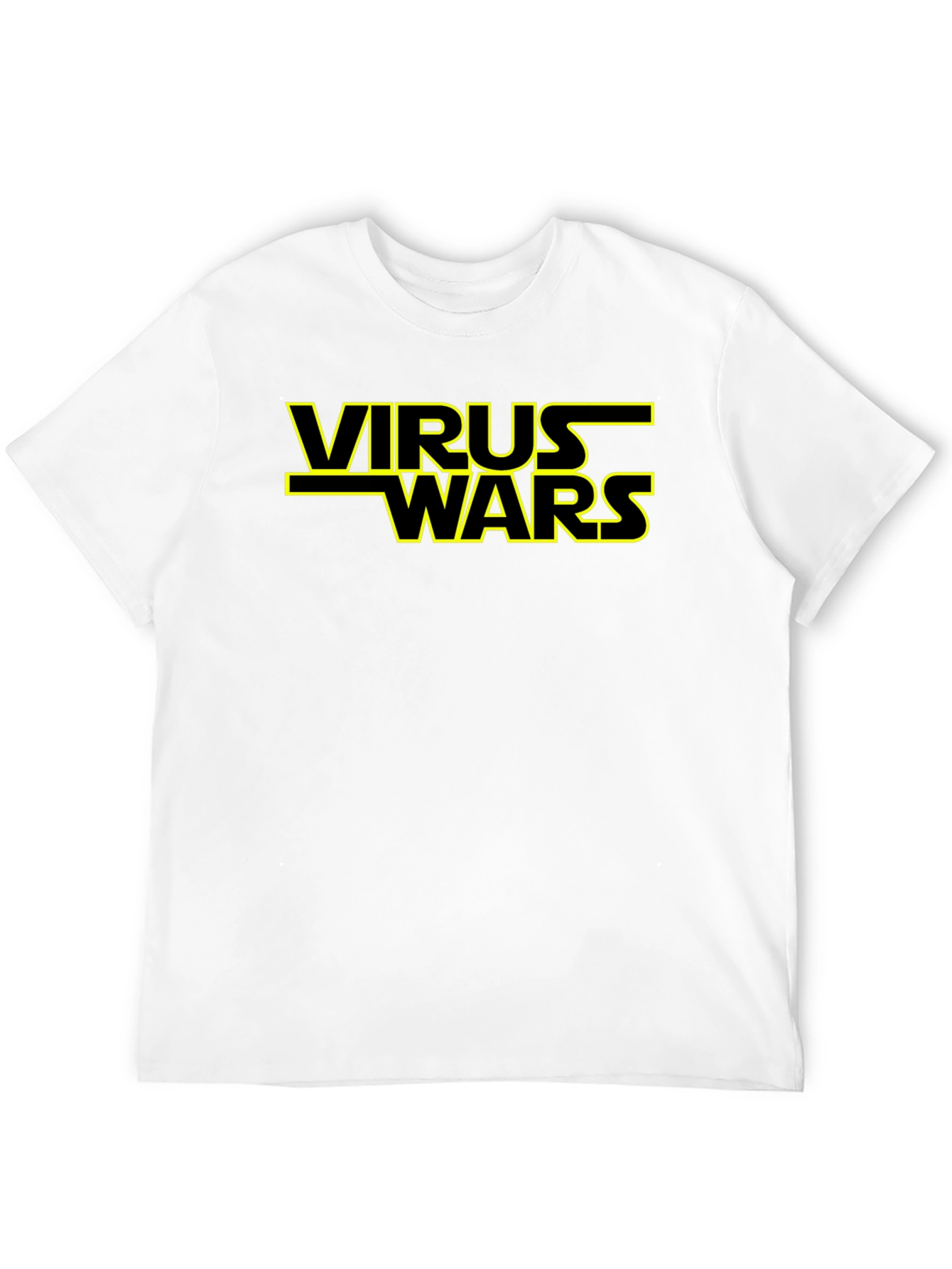 Black Virus Wars Graphic Tee - Novelty T-Shirt view 12