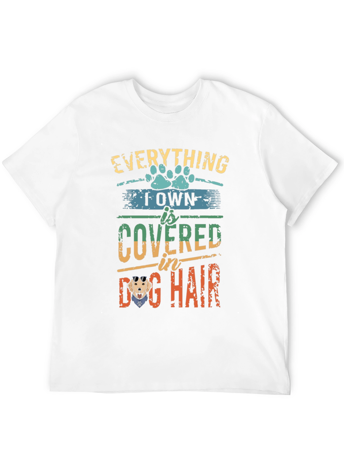 Black Dog Lover T-Shirt: Everything I Own is Covered in Dog Hair view 12