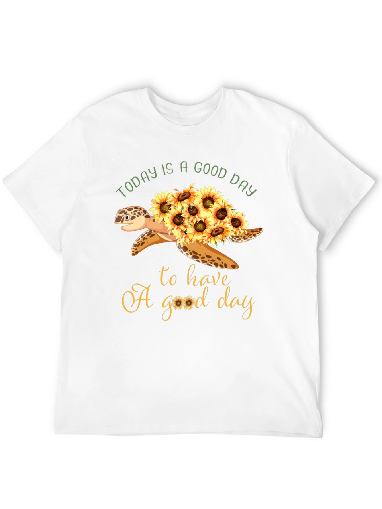 Black Today is a Good Day Turtle Graphic Tee view 12