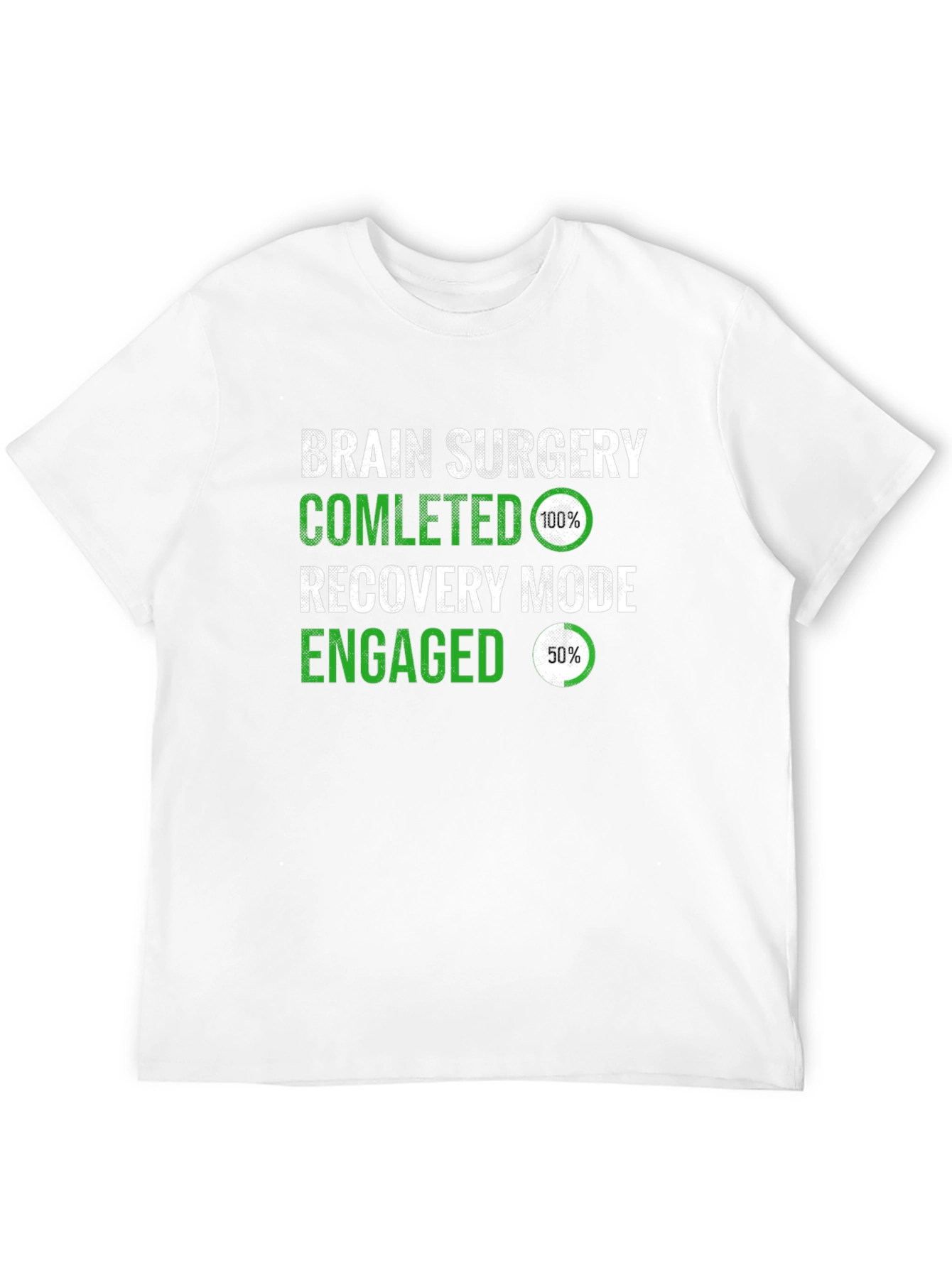 Black Brain Surgery Recovery Mode T-Shirt view 12