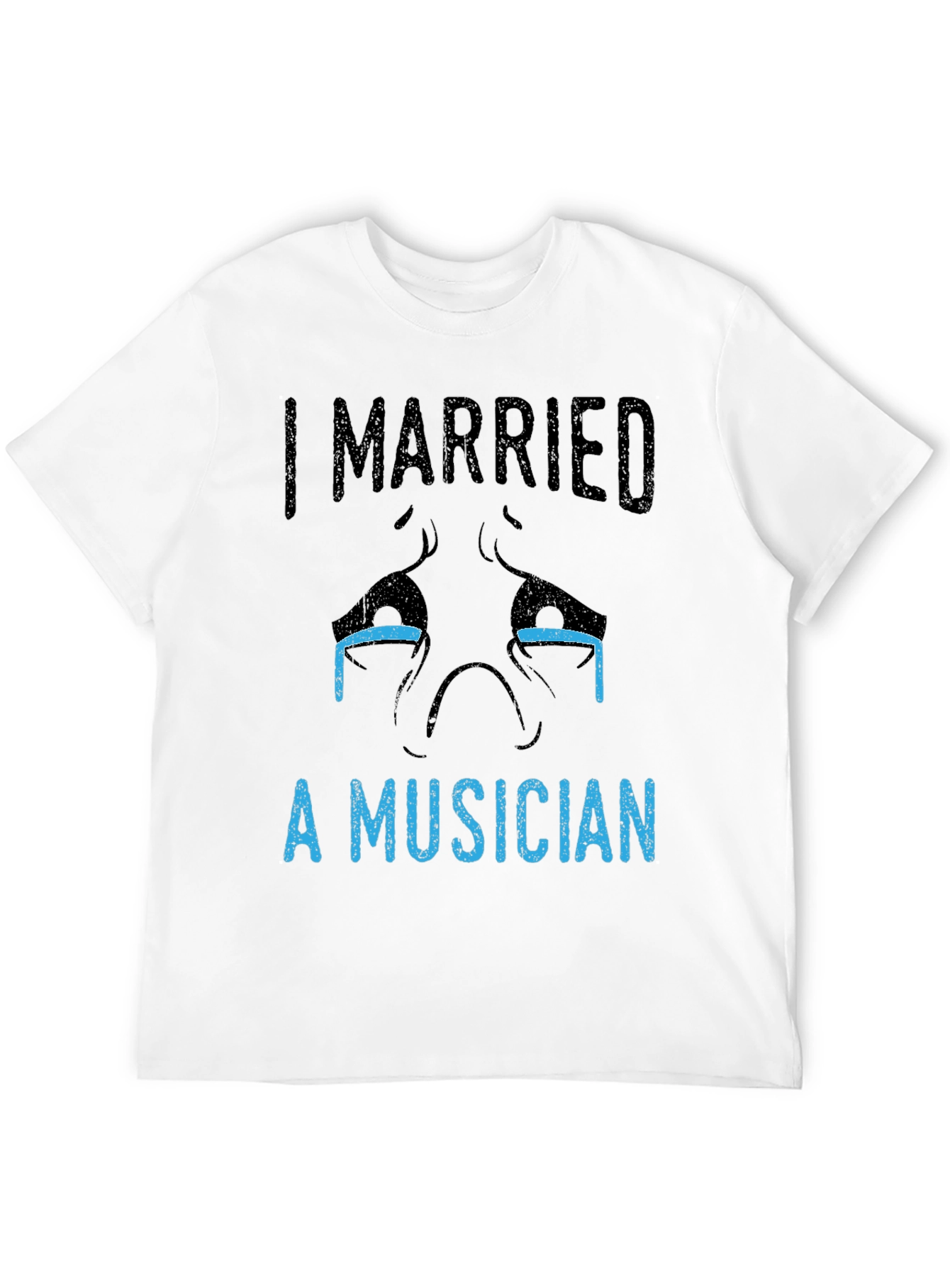 Black I Married A Musician Graphic T-Shirt view 12