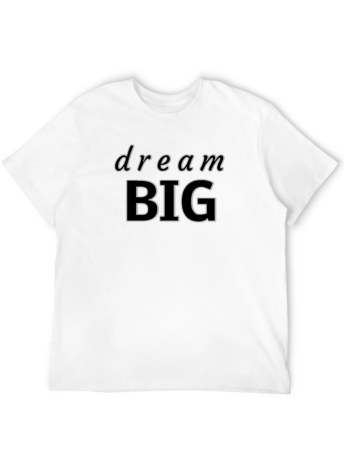 Black Dream BIG Graphic Tee - Motivational Shirt view 12