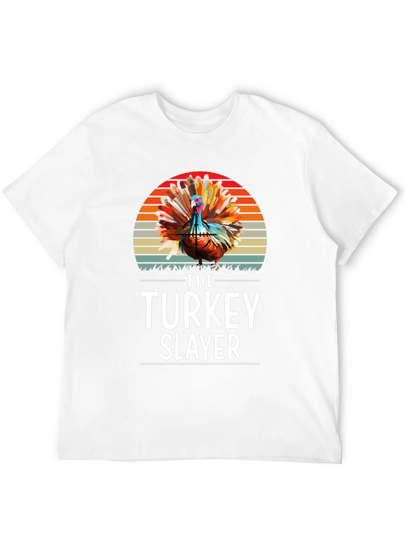 Black Turkey Slayer Graphic T-Shirt - Thanksgiving Apparel view 12