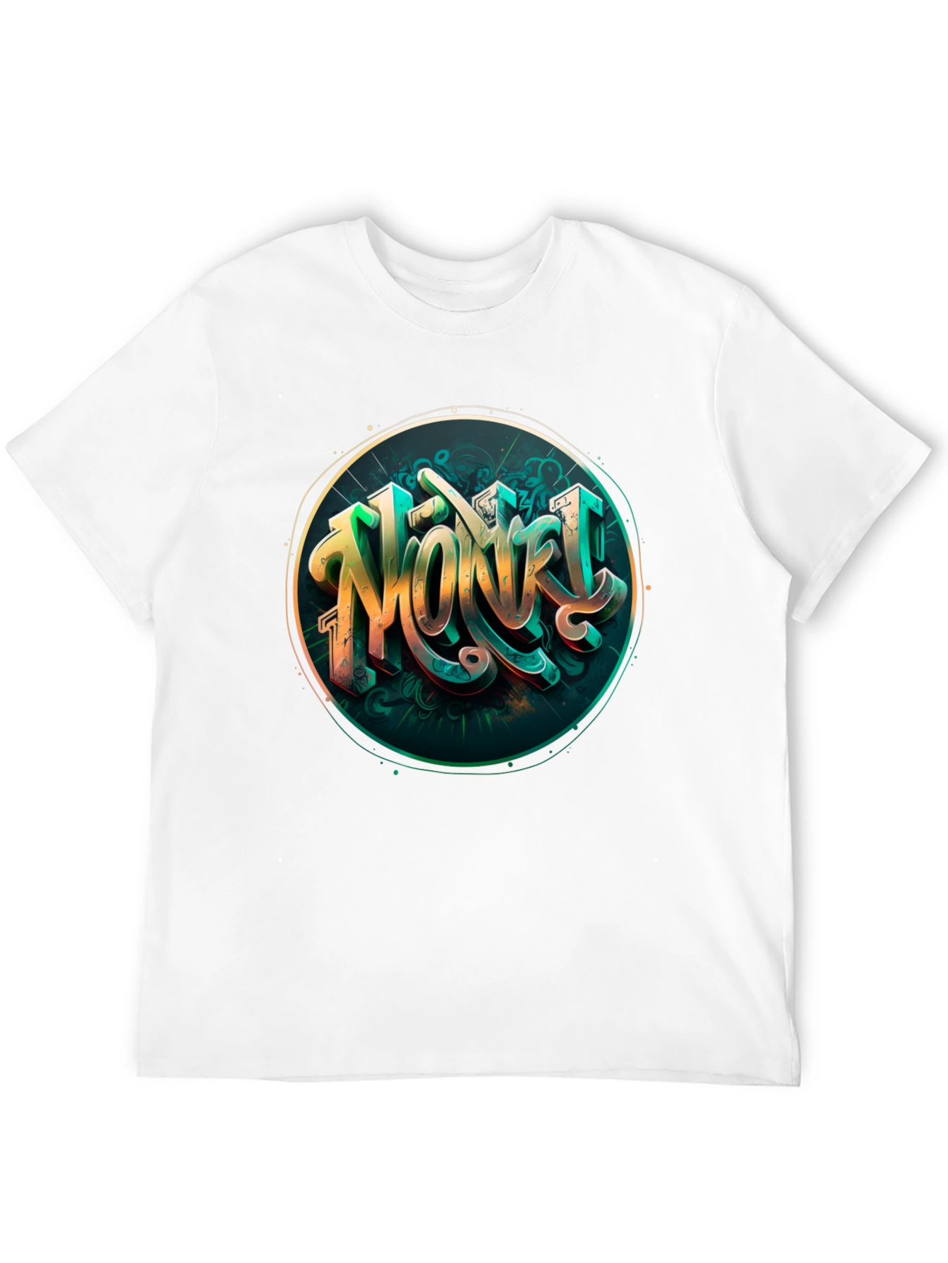 Black Novelty Graphic Tee - Unique Design view 12