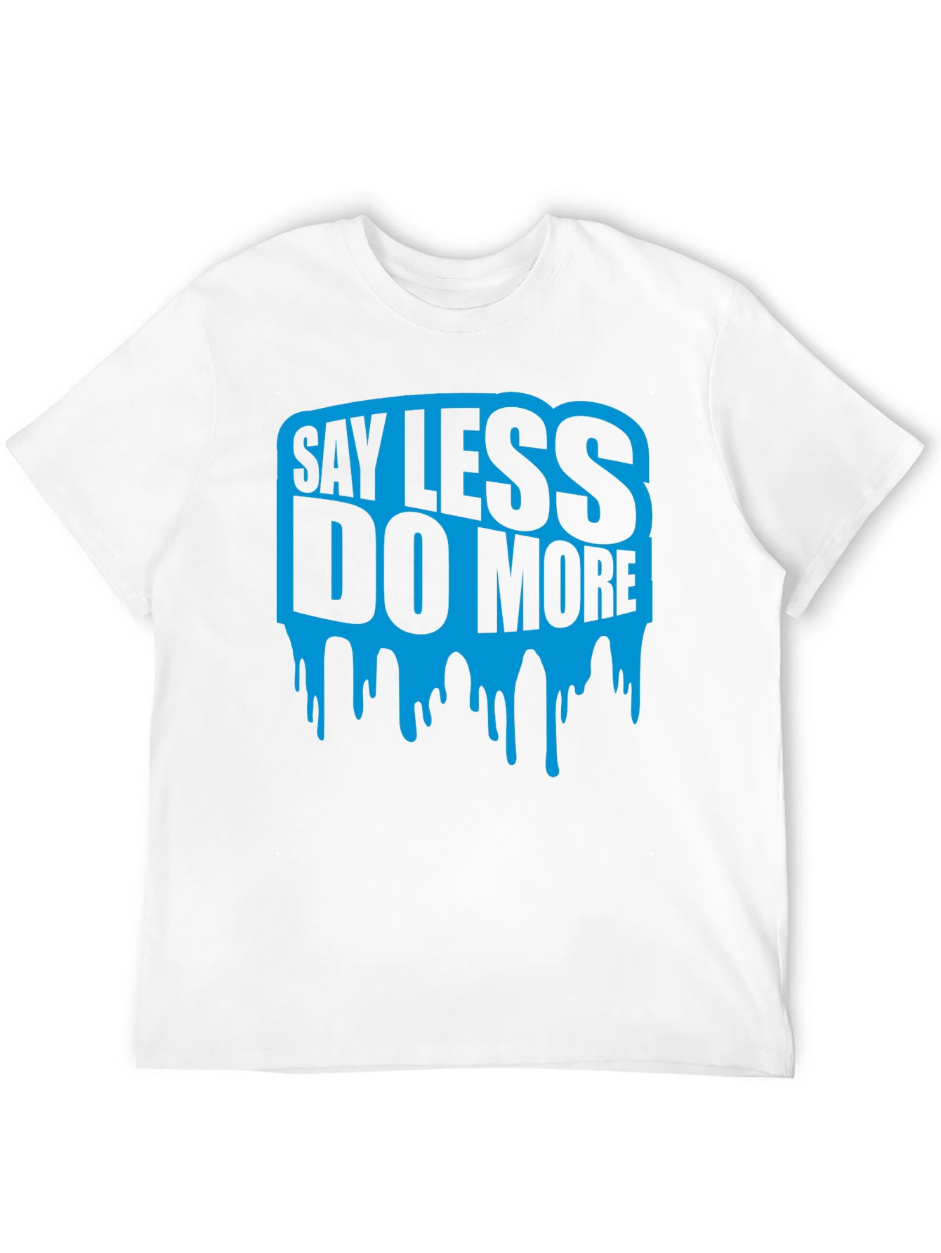 Black Say Less Do More Graphic Tee - Black view 12