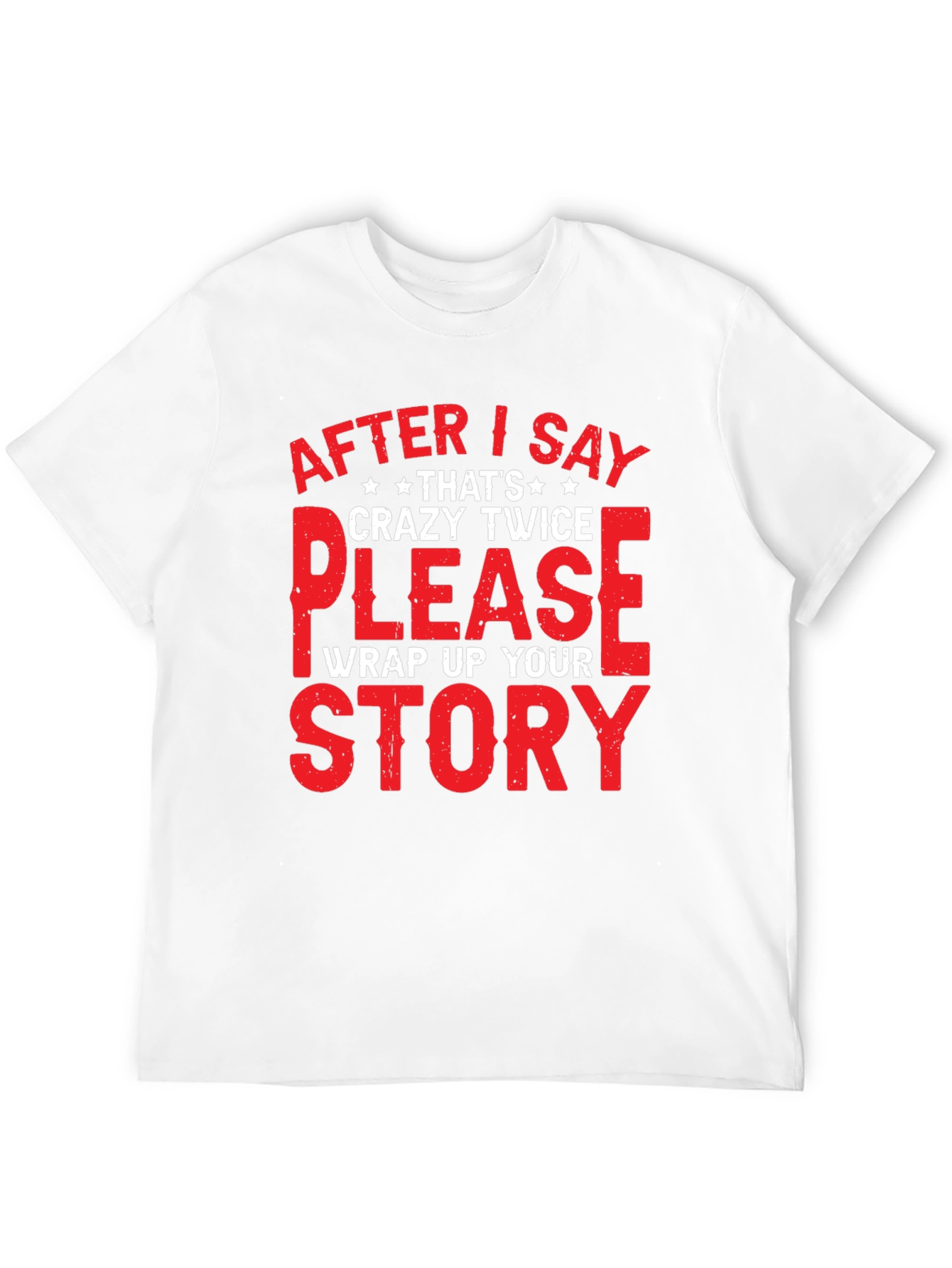 Black Crazy Twice Story Men's Graphic Tee view 12