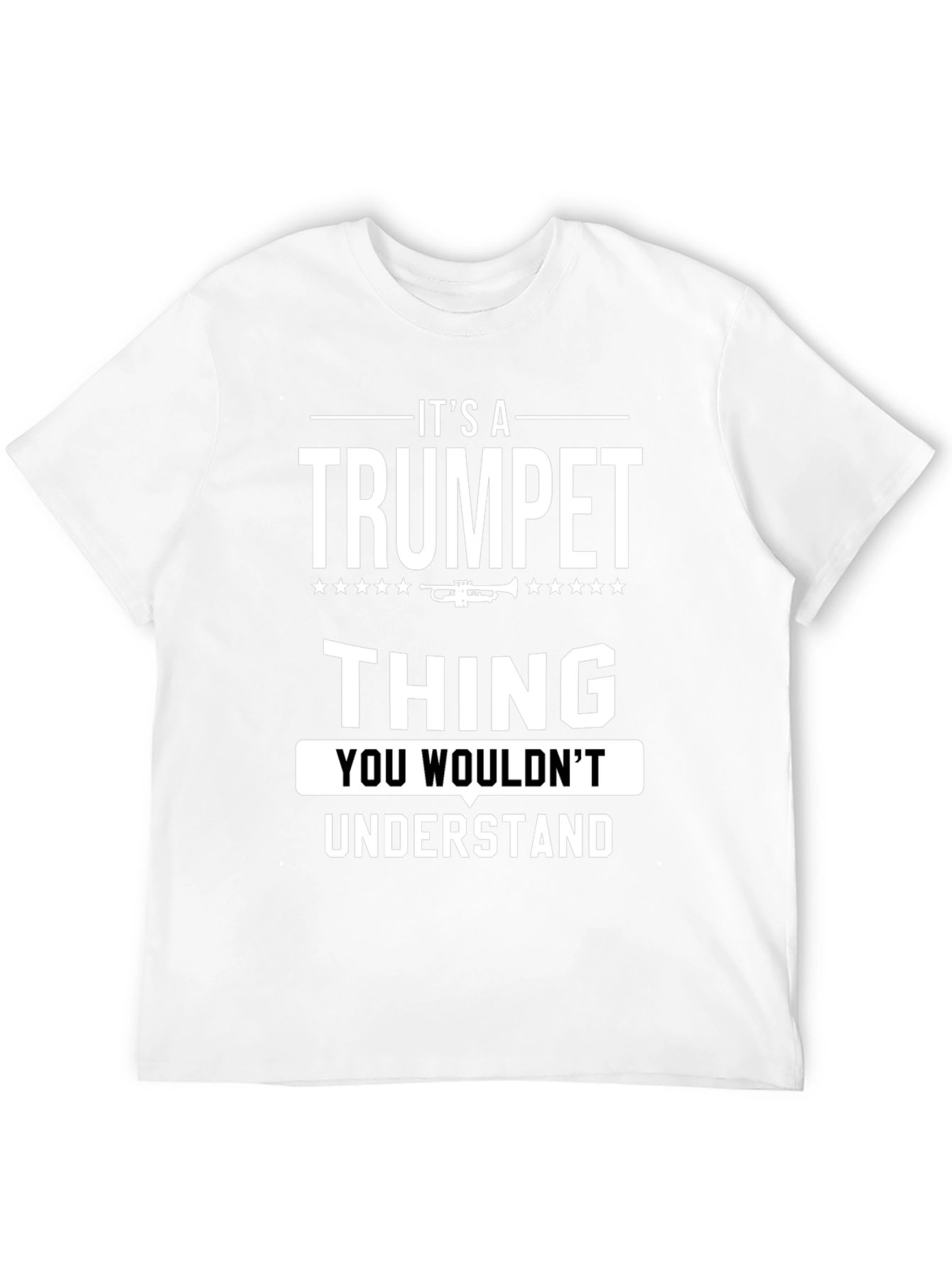 Black It's a Trumpet Thing T-Shirt view 12