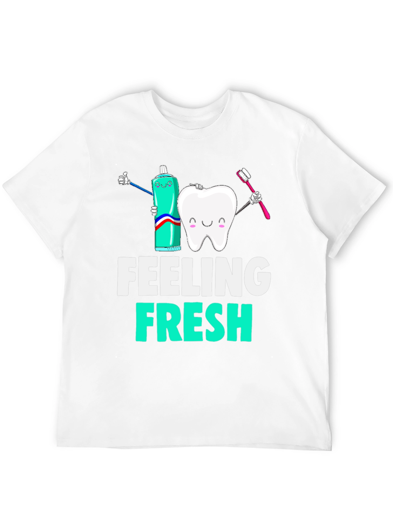 Black Feeling Fresh Graphic Tee - Dental Hygiene T-Shirt view 12