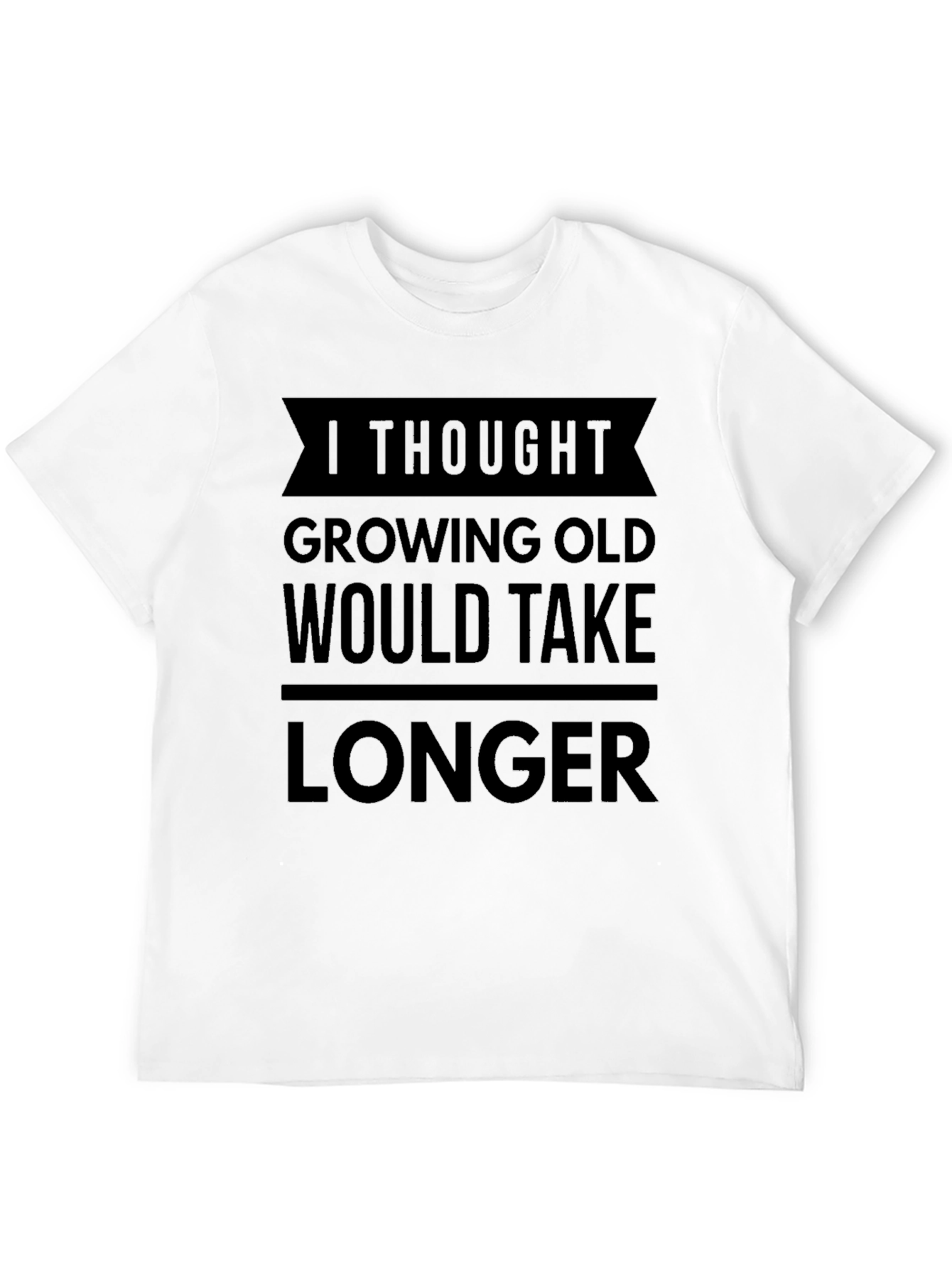 Black Funny Aging Humor Graphic T-Shirt view 12