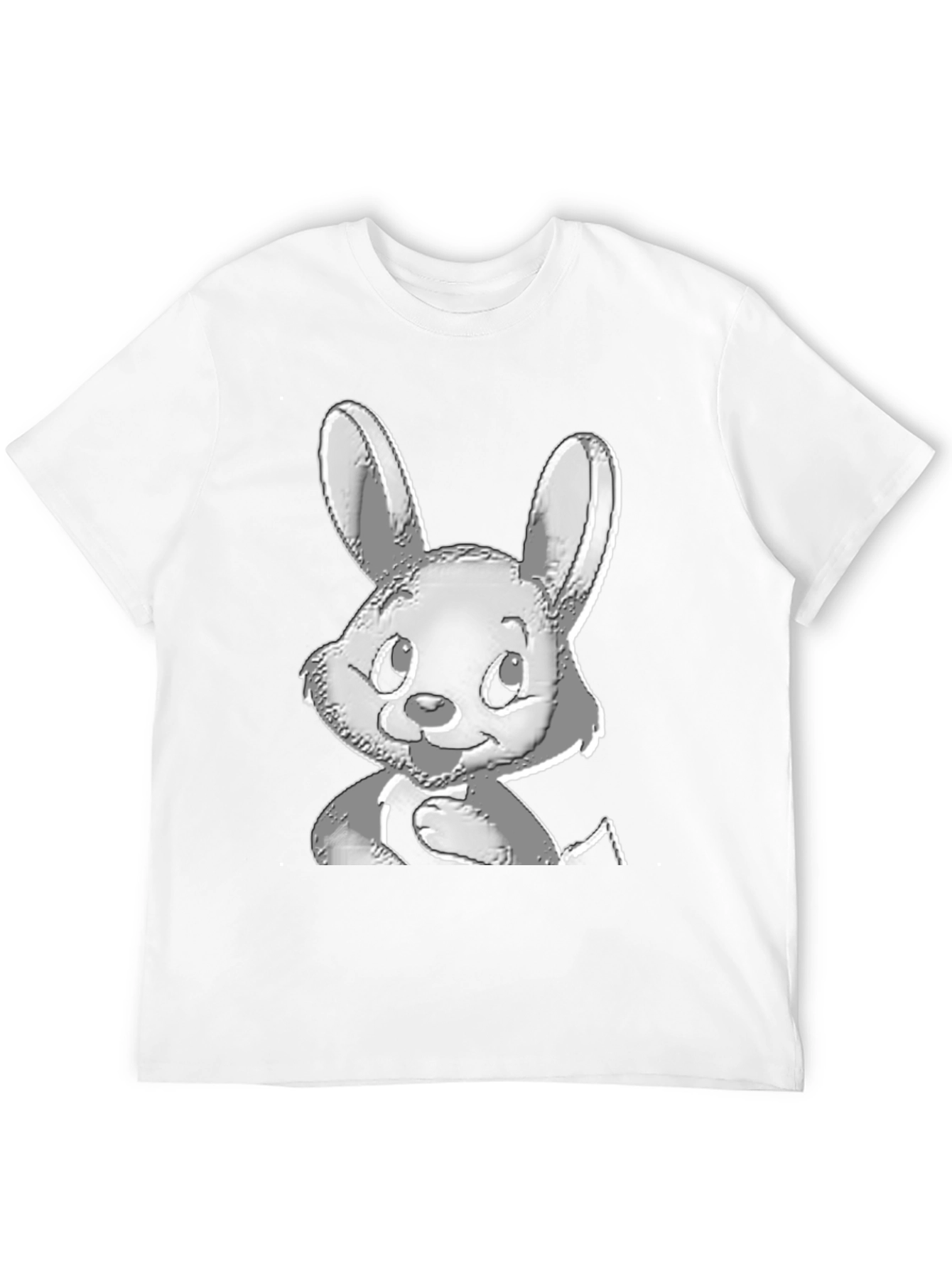 Black Bunny Graphic Black T-Shirt view 12