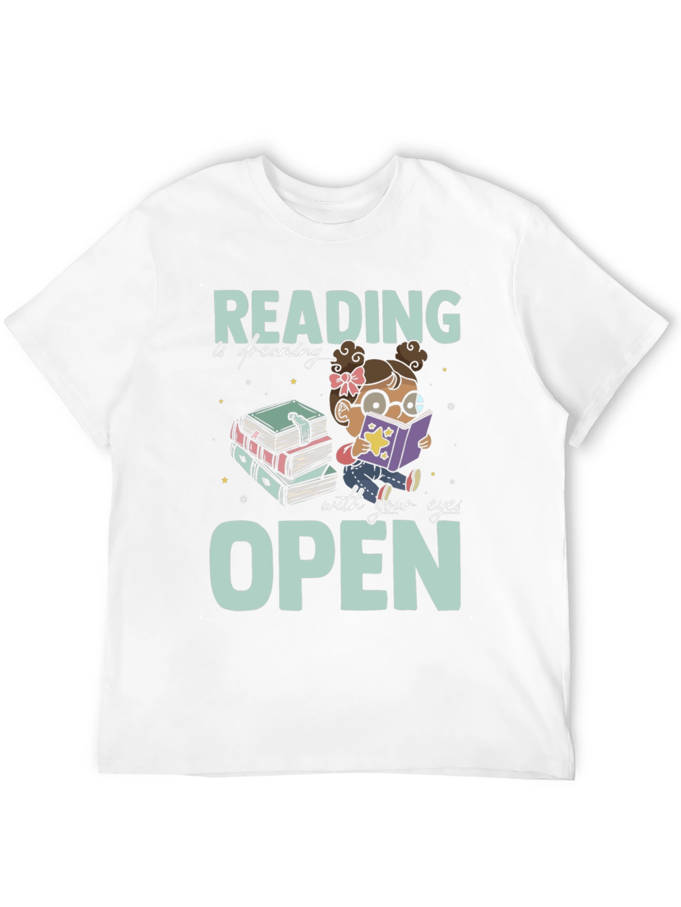 Black Reading Is Dreaming T-Shirt view 12