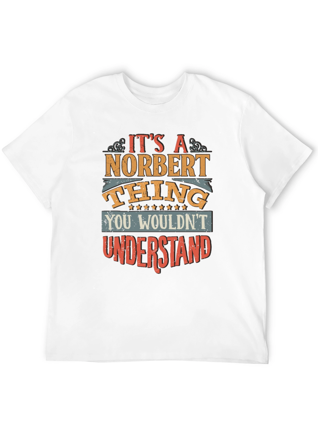 Black Norbert Thing T-Shirt: Unique Graphic Tee view 12