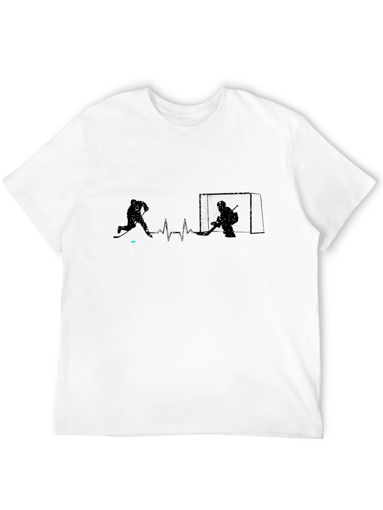 Black Hockey Heartbeat Graphic Tee - Passion on Display view 12