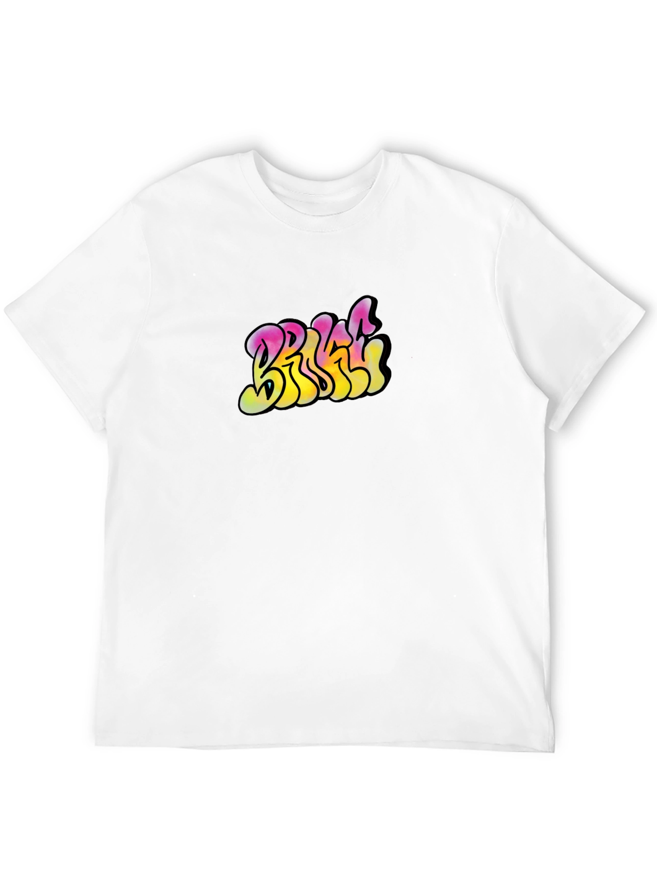 Black Cool Graffiti Style Graphic T-Shirt view 12