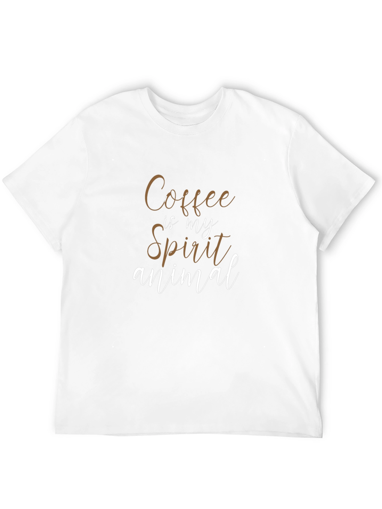 Black Coffee Is My Spirit Animal - Funny Graphic Tee view 12