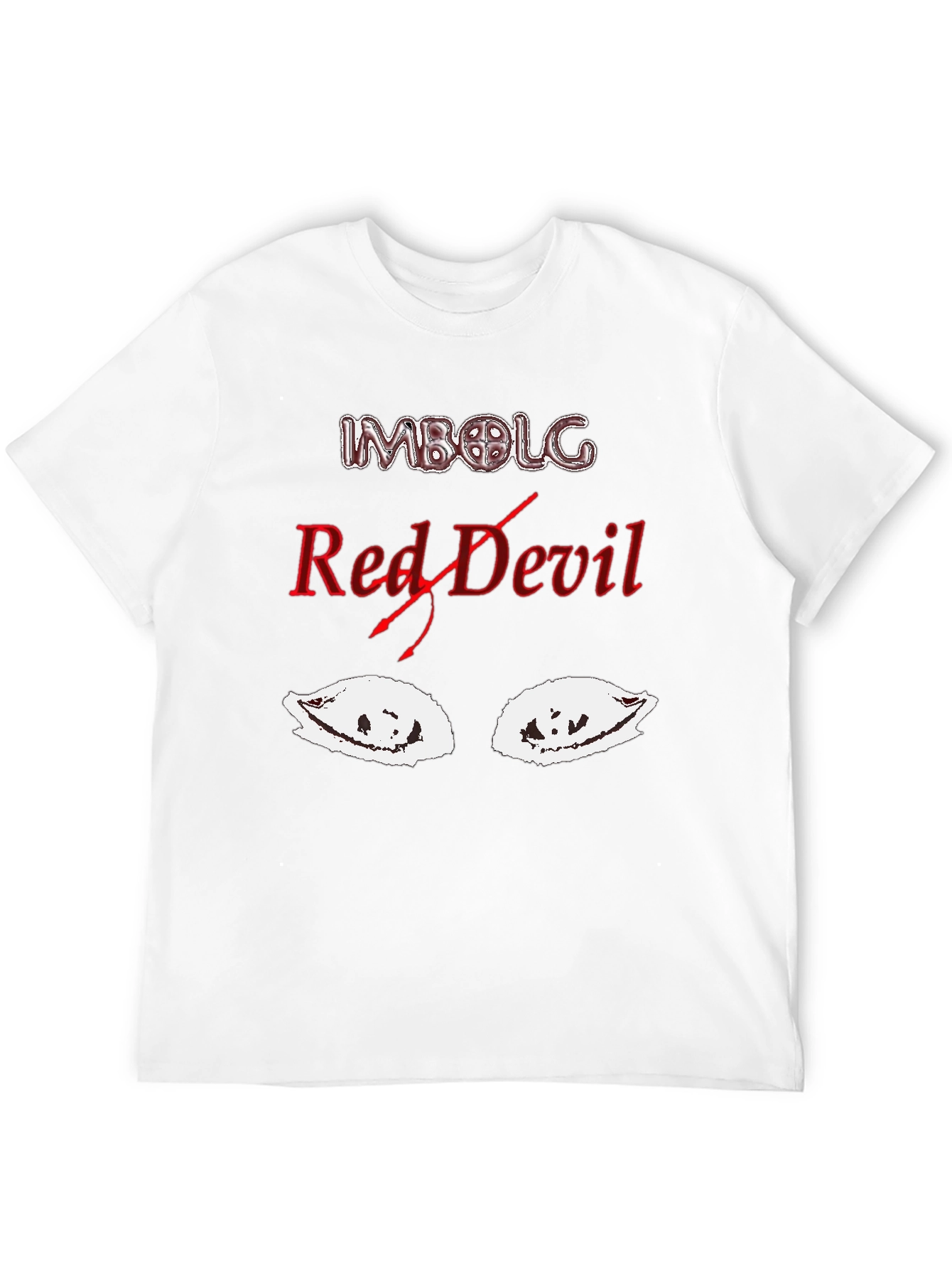 Black Imbolg Red Devil Graphic T-Shirt - Soft Cotton Blend view 12