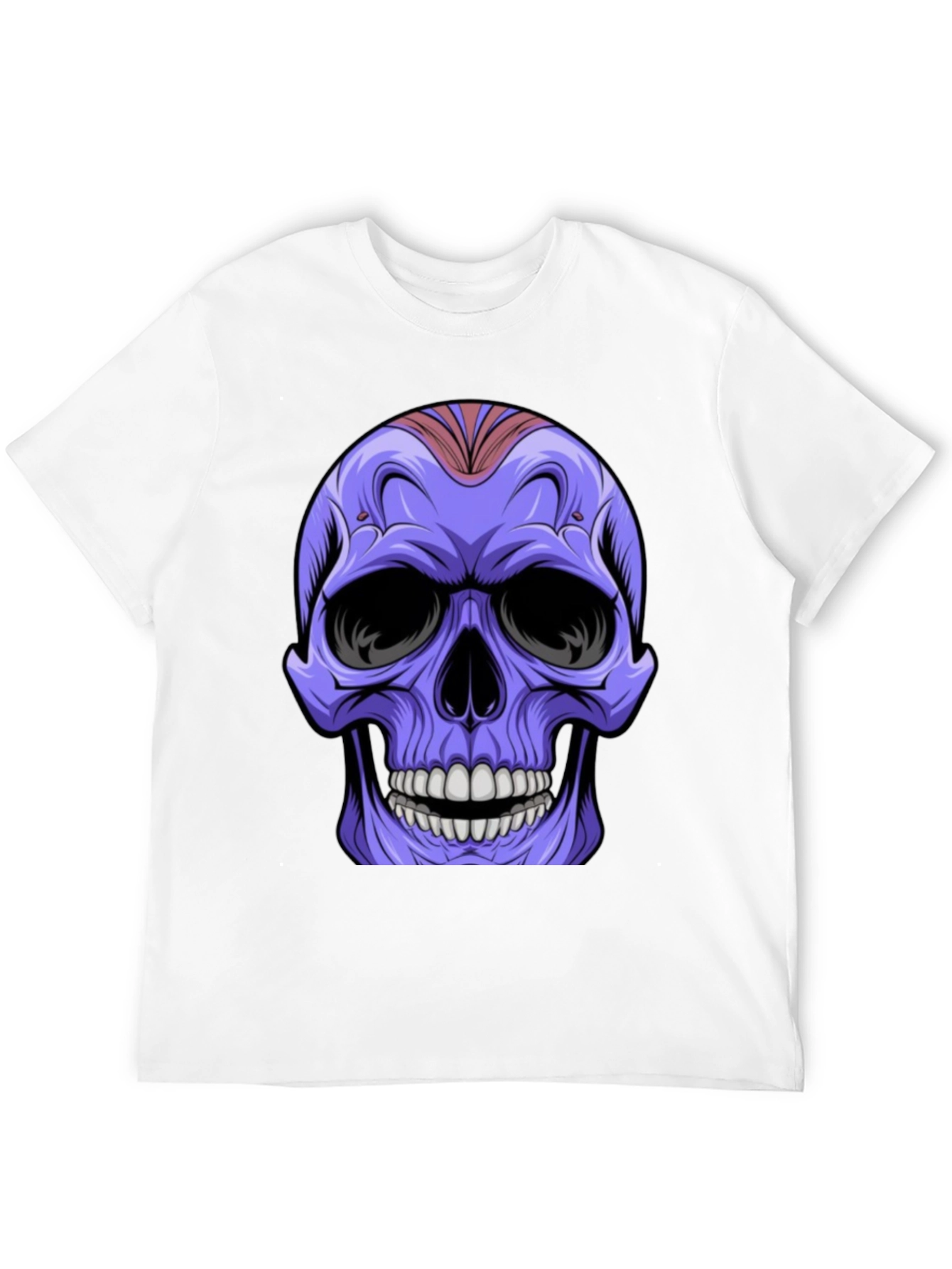 Black Skull Graphic T-Shirt - Cool & Edgy Design view 12