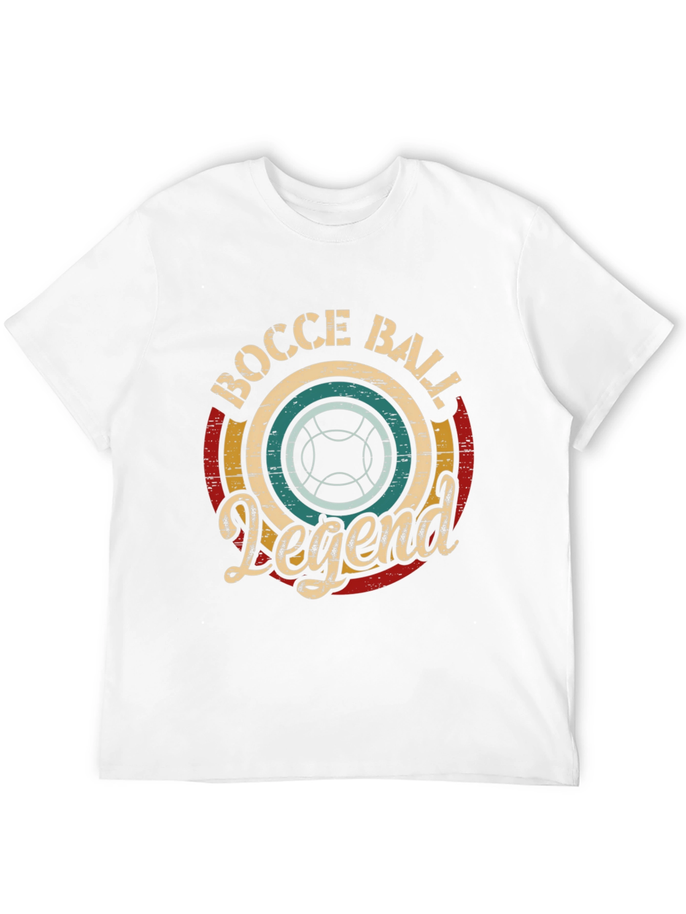 Black Bocce Ball Legend T-Shirt - Vintage Style view 12