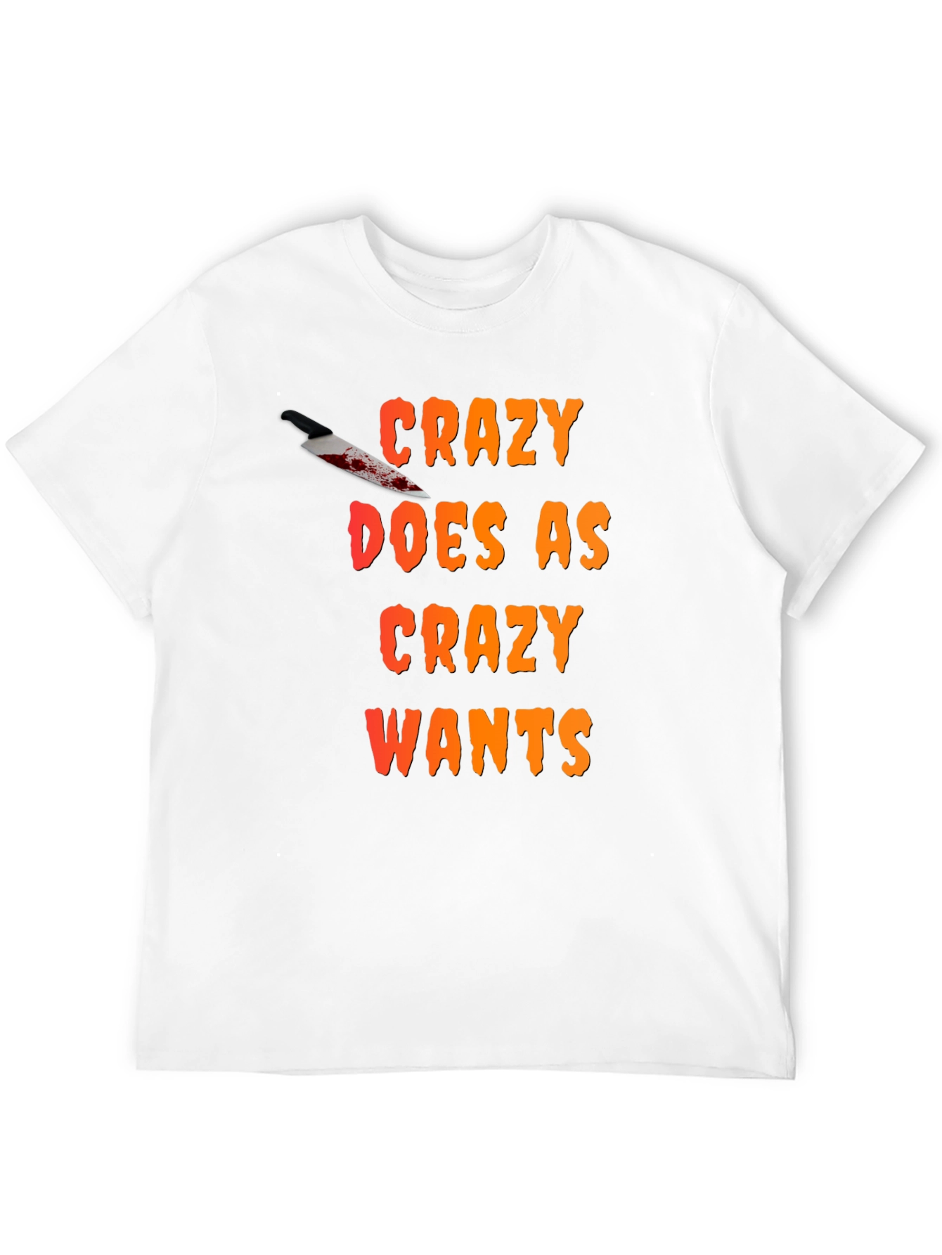Black Crazy Wants T-Shirt view 12