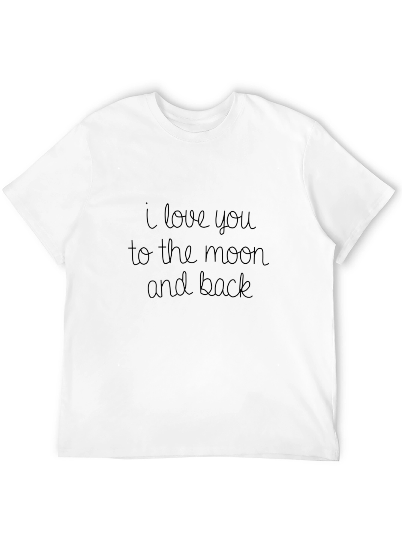 Black I Love You to the Moon and Back Graphic Tee view 12