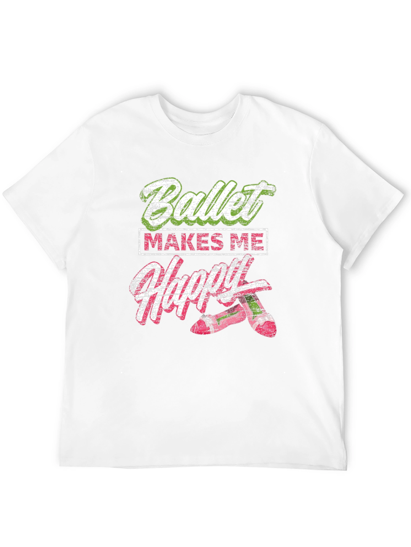 Black Ballet Makes Me Happy T-Shirt view 12