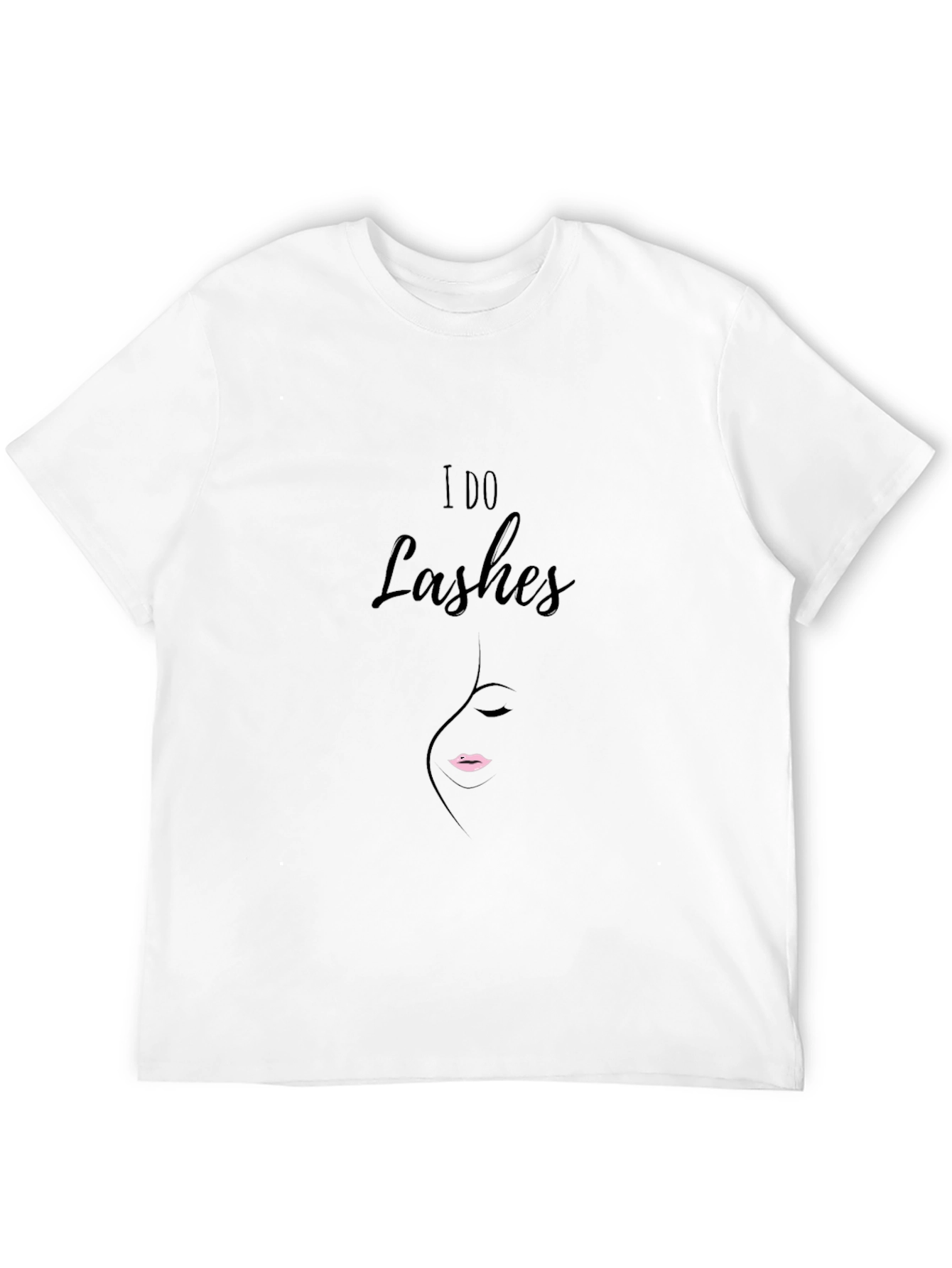 Black I Do Lashes Graphic Tee - Black T-Shirt view 12