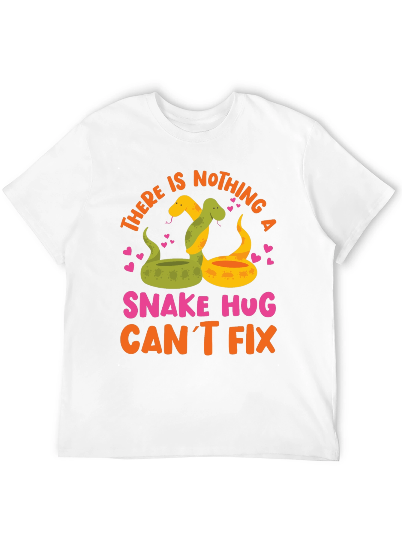 Black Snake Hugs T-Shirt - Funny Graphic Tee view 12